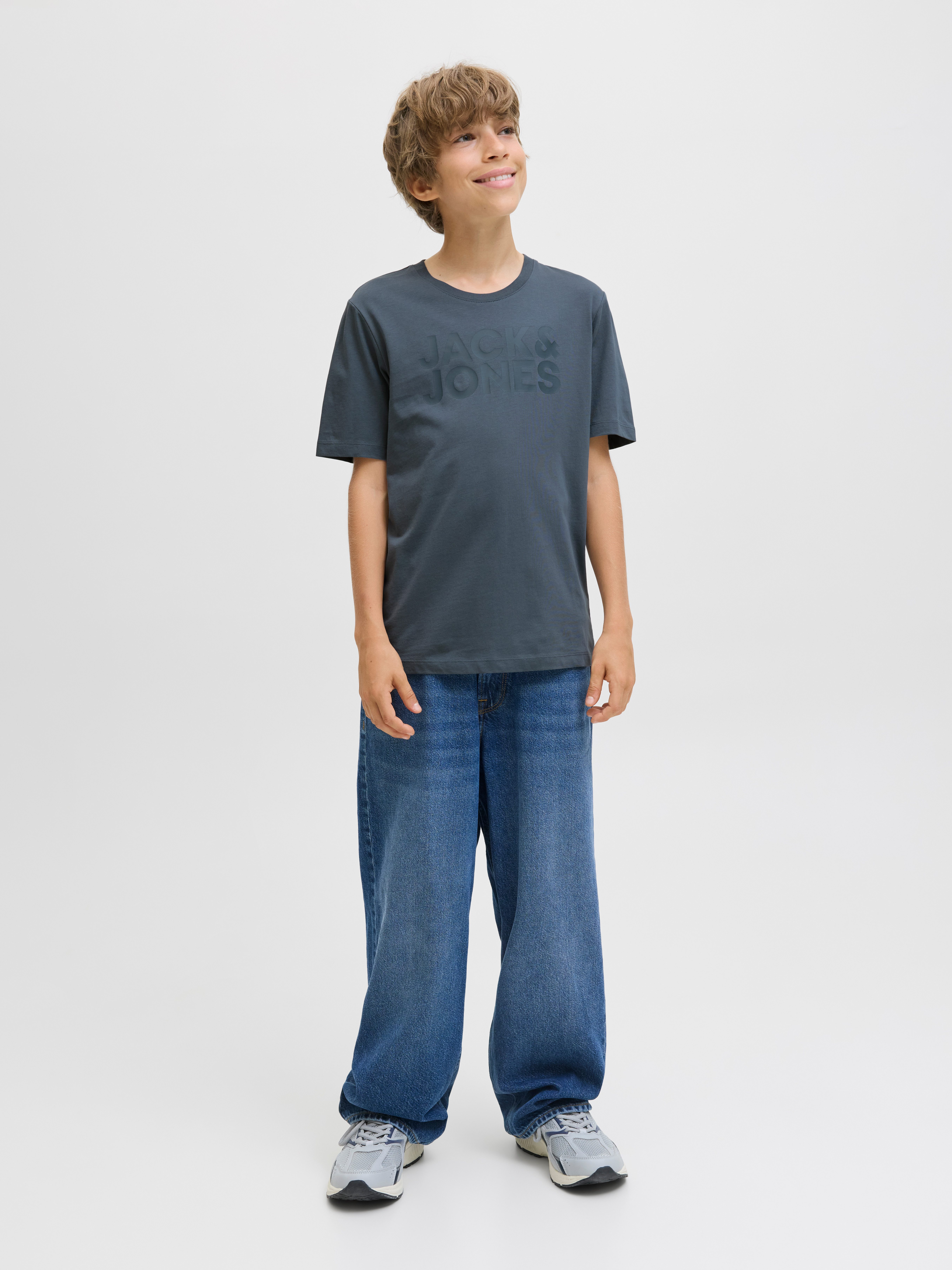 Jack & Jones Junior Shirt met ronde hals JJECORP LOGO TEE SS O-NECK NOOS JNR