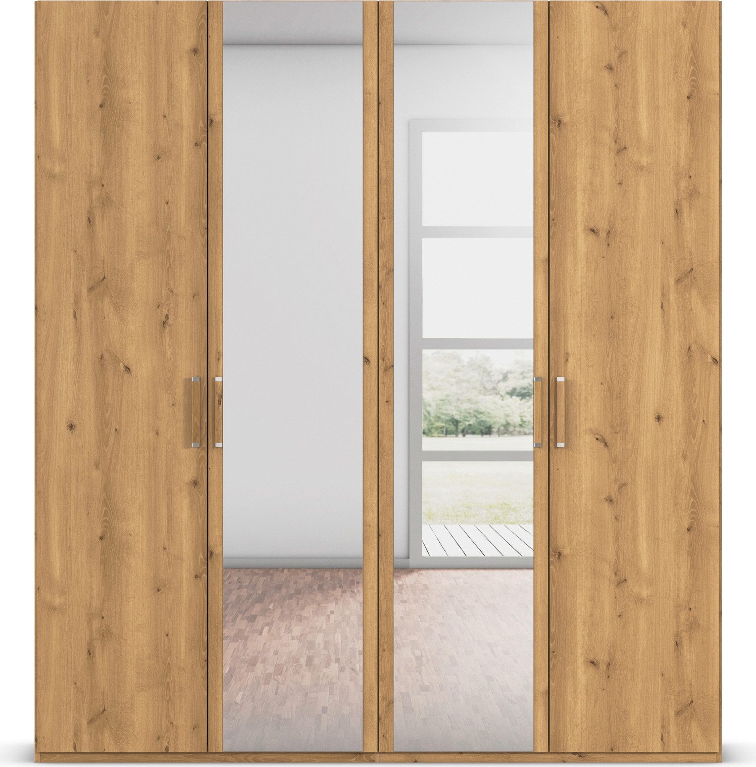 rauch Draaideurkast Kledingkast Kast Garderobe Slaapkamerkast EVELYN in elegante stijl, veel opbergruimte 3 breedtes en 2 hoogtes made in germany