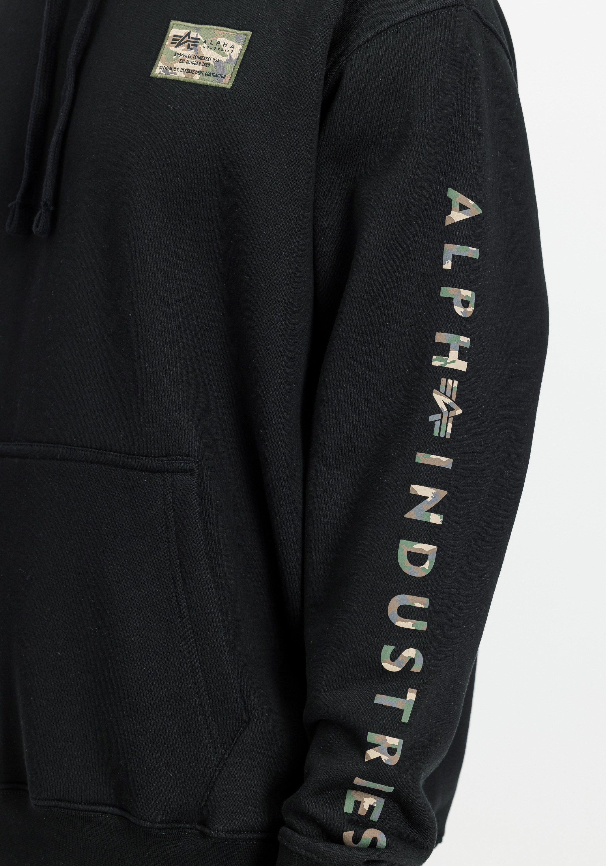 Alpha Industries Hoodie Camo Sleeve Hoodie
