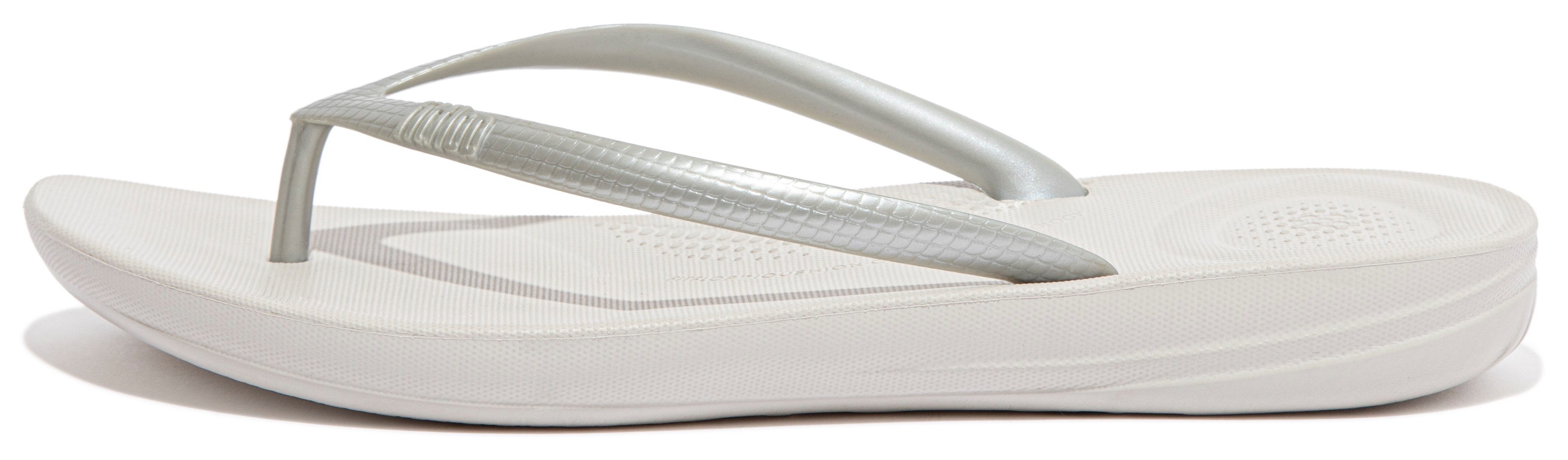 Fitflop Teenslippers IQushion sleehak, zomerschoen, slipper in smalle vorm
