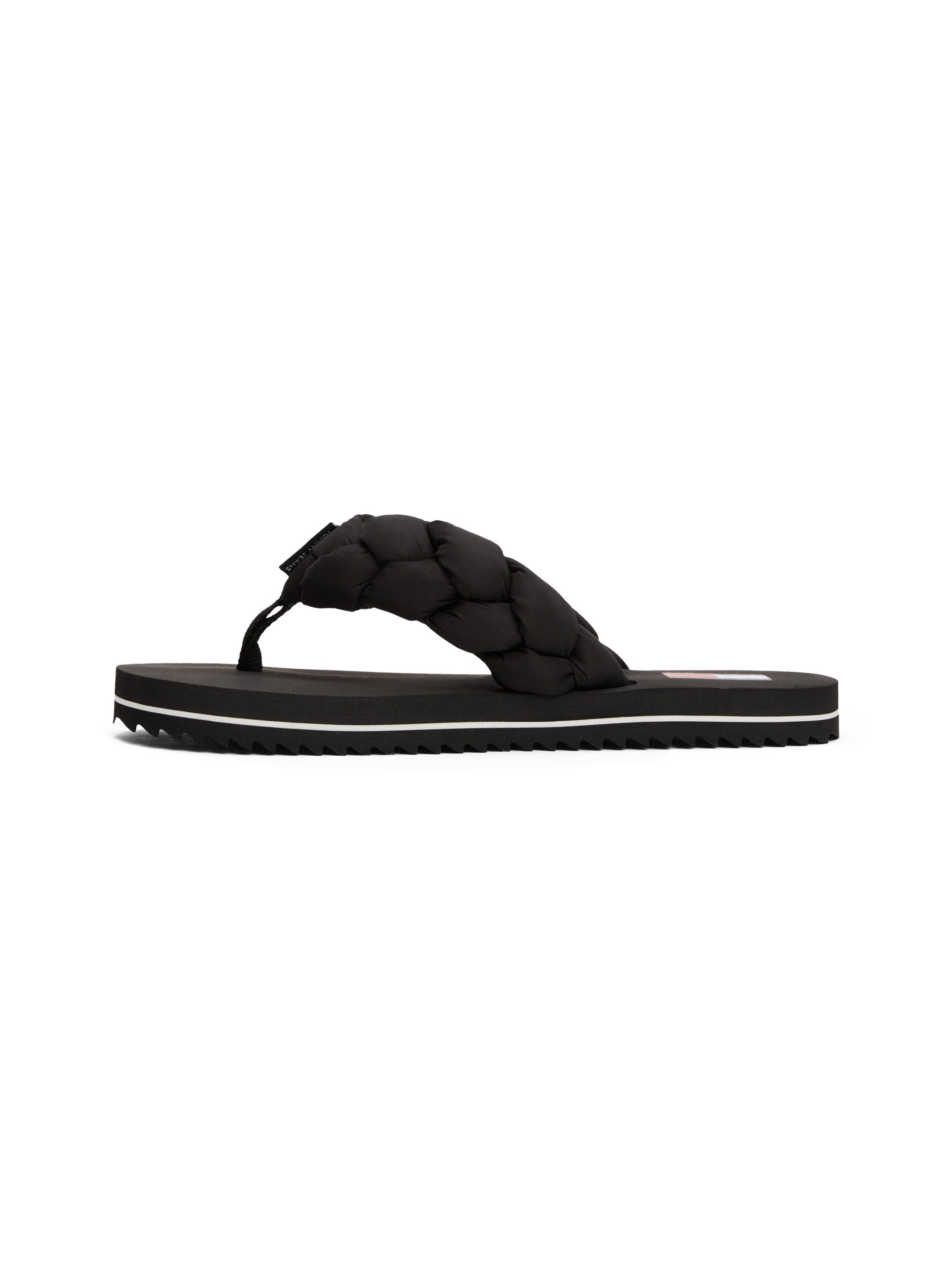 TOMMY JEANS Teenslippers BRAIDED THONG BEACH SANDAL