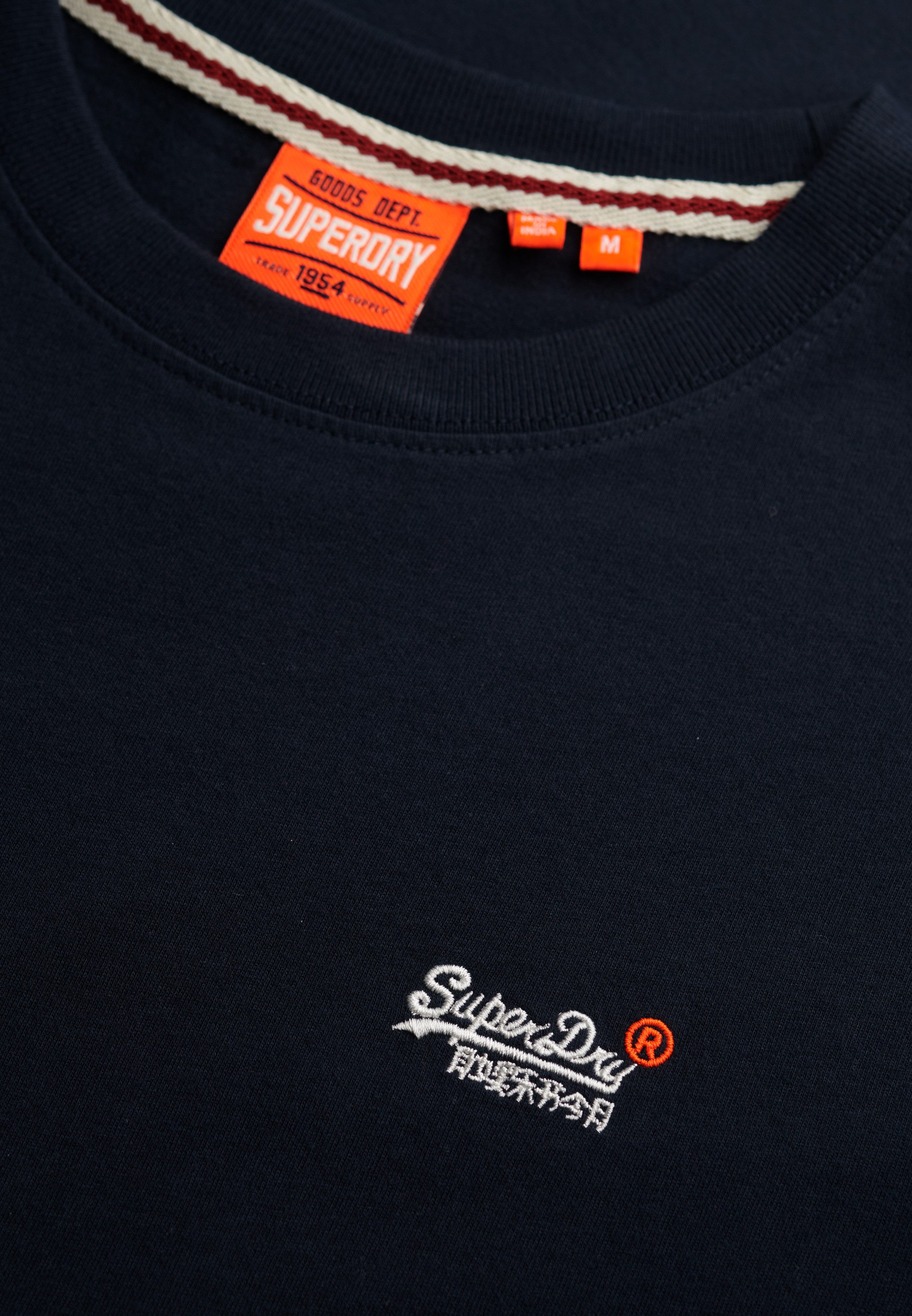 Superdry Shirt met ronde hals ESSENTIAL CONTRAST EMB TEE