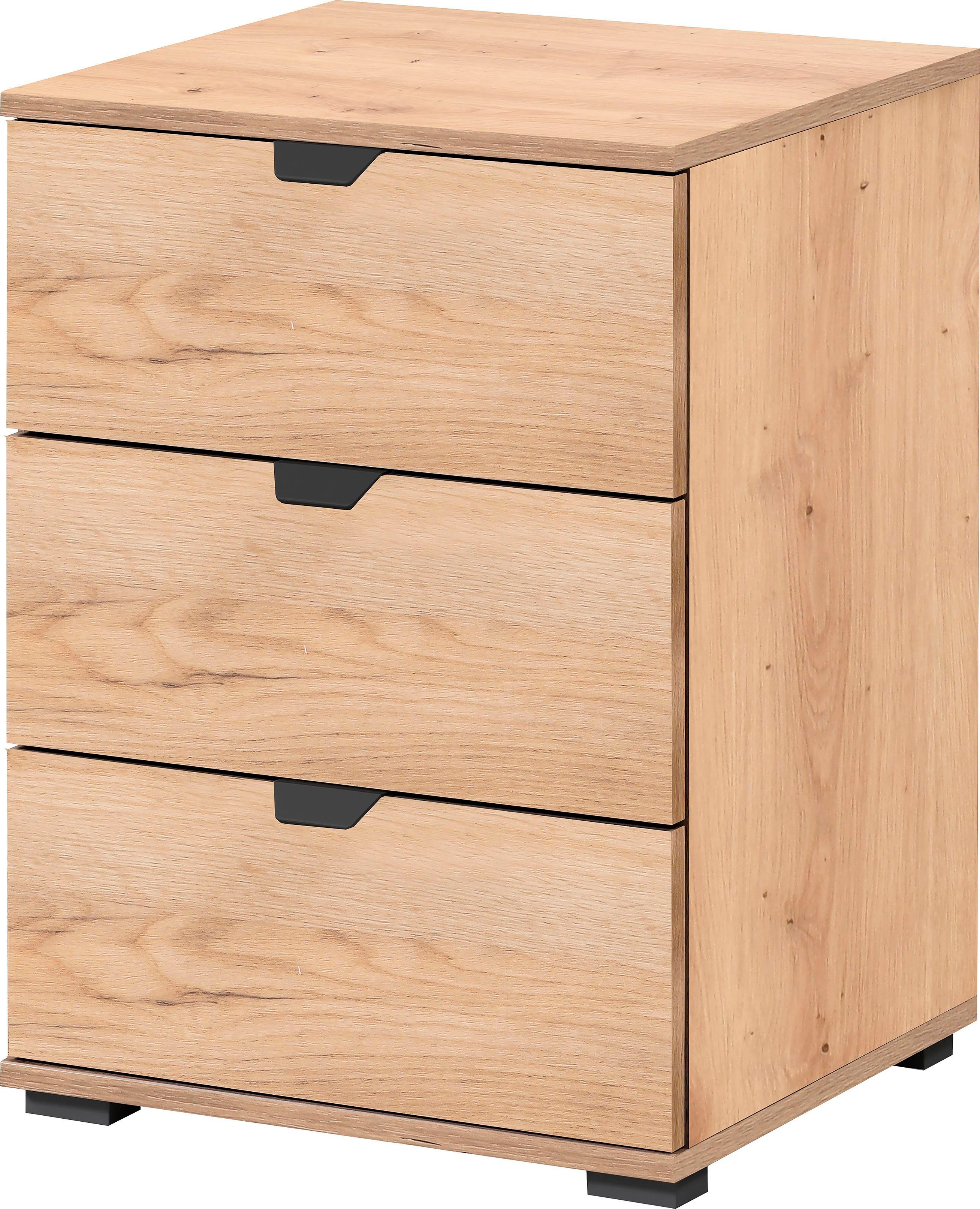INOSIGN Nachtkastje Duero met 3 laden, breedte 45 cm