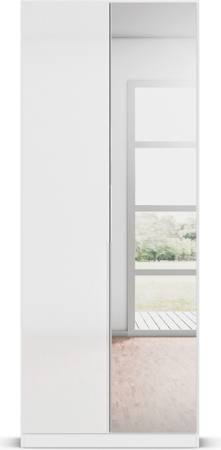 rauch Draaideurkast Kledingkast kast garderobe AGORDO met decor- of hoogglansfront doordachte binnenuitrusting, in 6 breedtes en 2 hoogtes made in germany