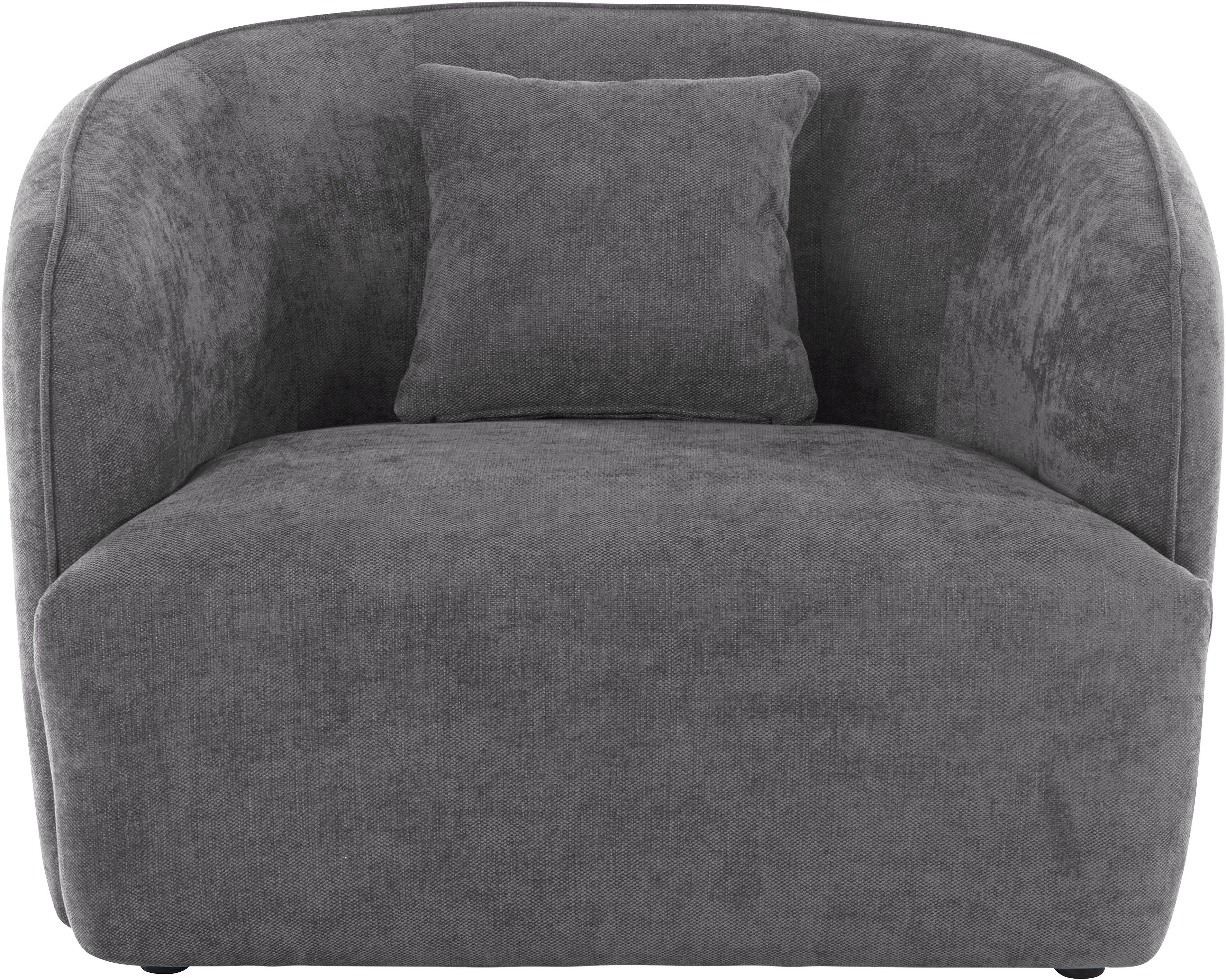 andas Fauteuil Kreukelzone ook met bouclé-bekleding