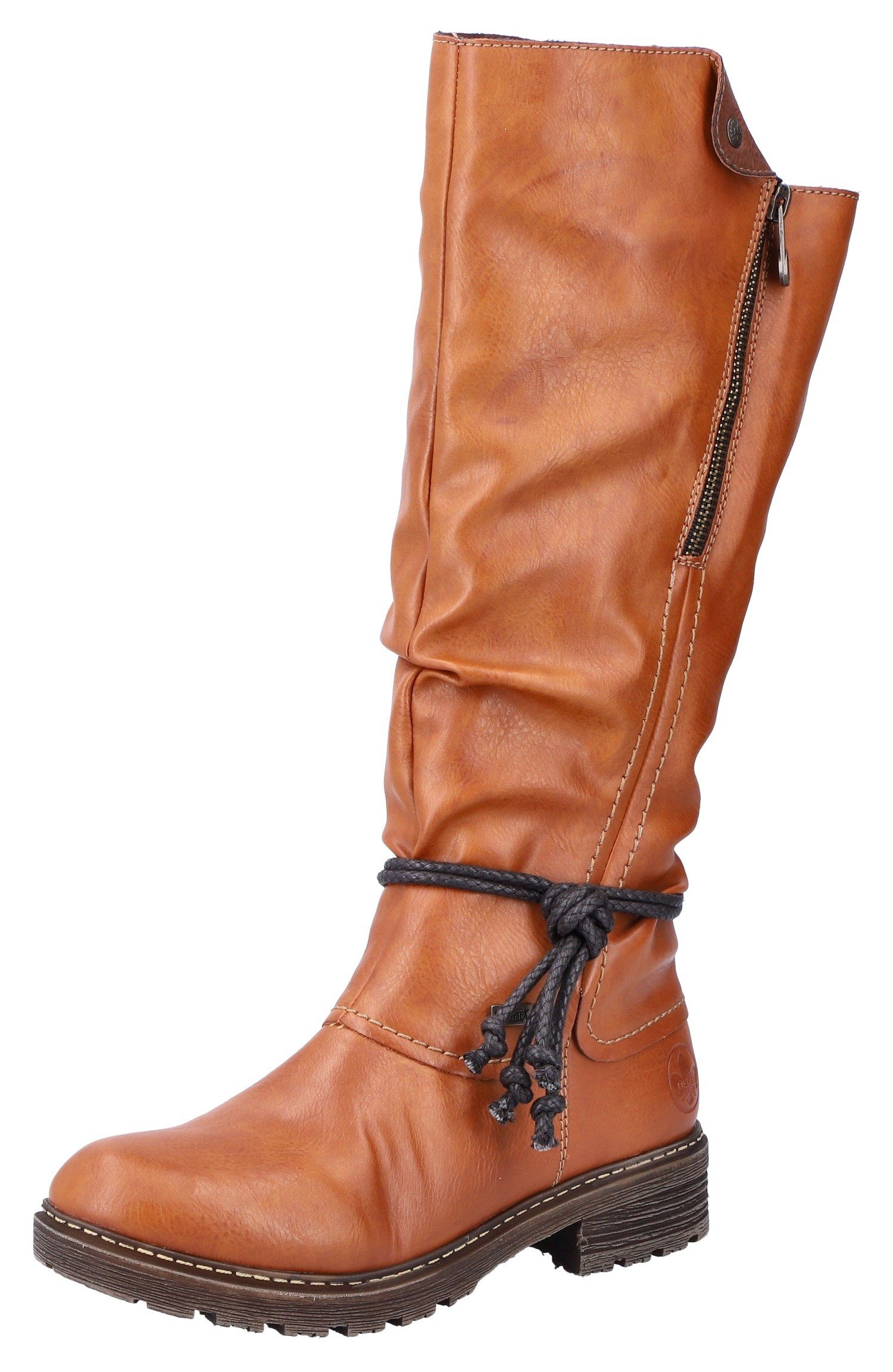 Rieker Winterlaarzen met variabele schacht van normaal tot xl dames winterlaarzen maat 36 EU bruin