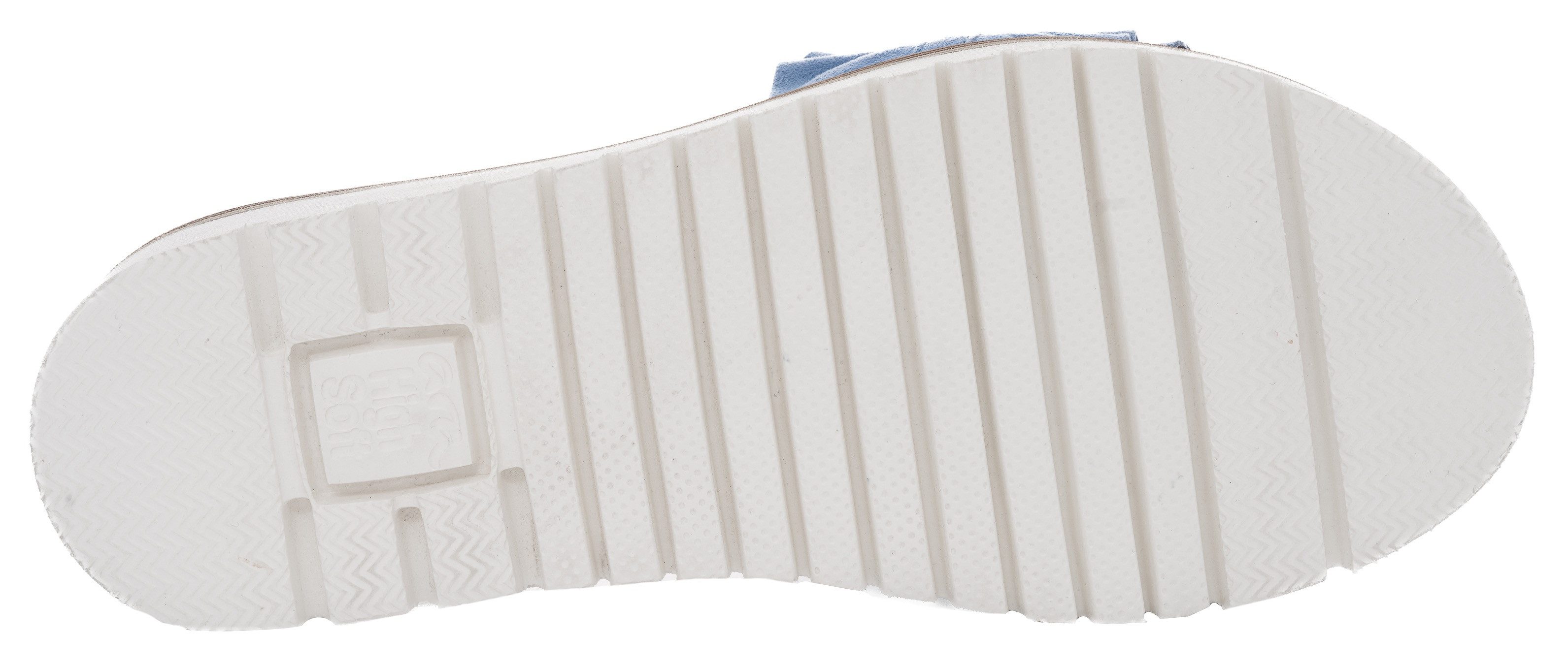 Ara Slippers KENT , slides, flats, sandaal met geplooide bandage