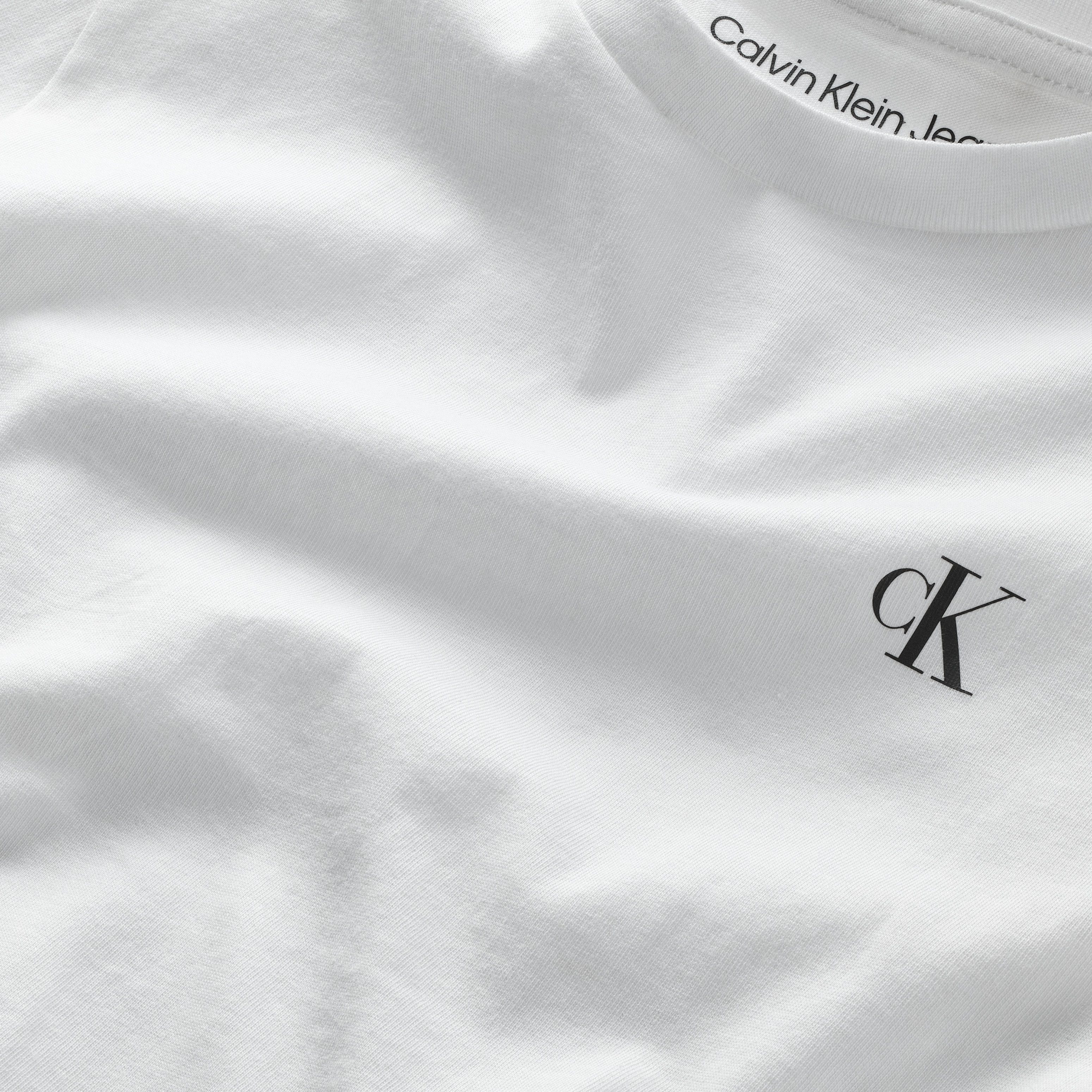Calvin Klein T-shirt 2-PACK MONOGRAM TOP voor kinderen tot 16 jaar met logo-opdruk (2-delig)