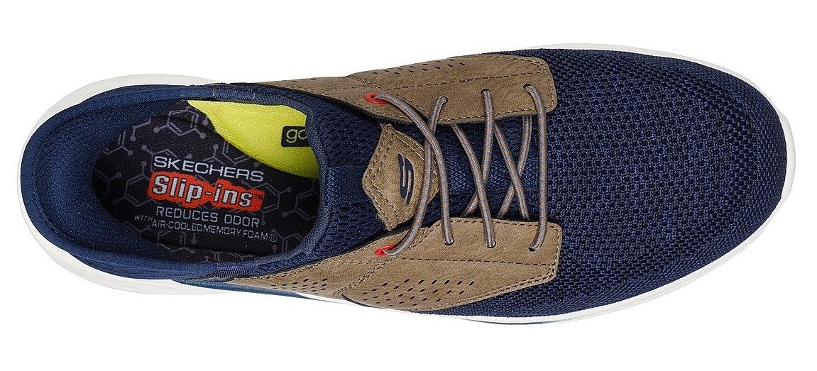 Skechers Slip-on sneakers SLADE-CASTER Slipper, sneaker met elastiek en slip-ins