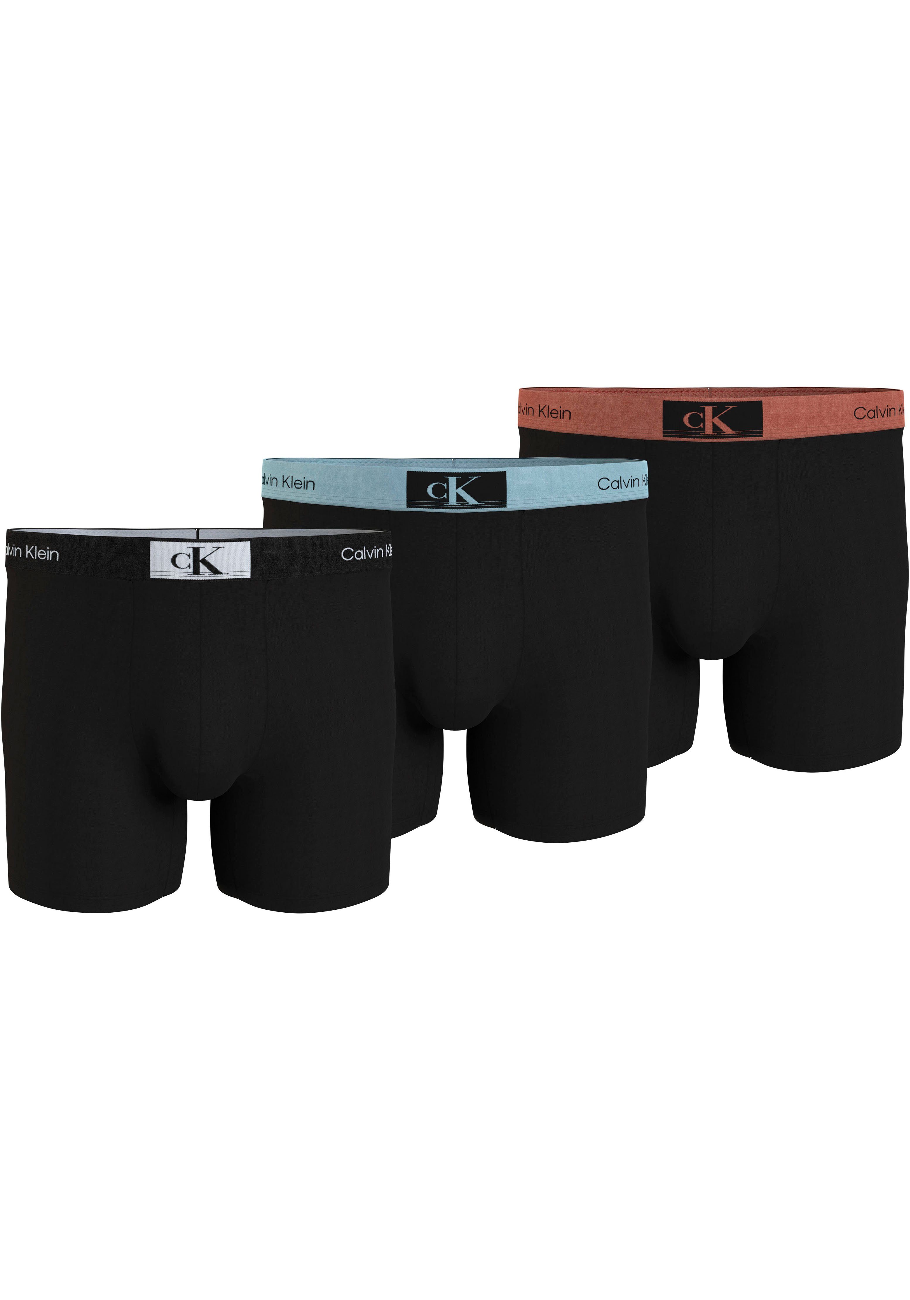 Calvin Klein Boxershort BOXER BRIEF 3PK met merklabel op de tailleband (3 stuks)