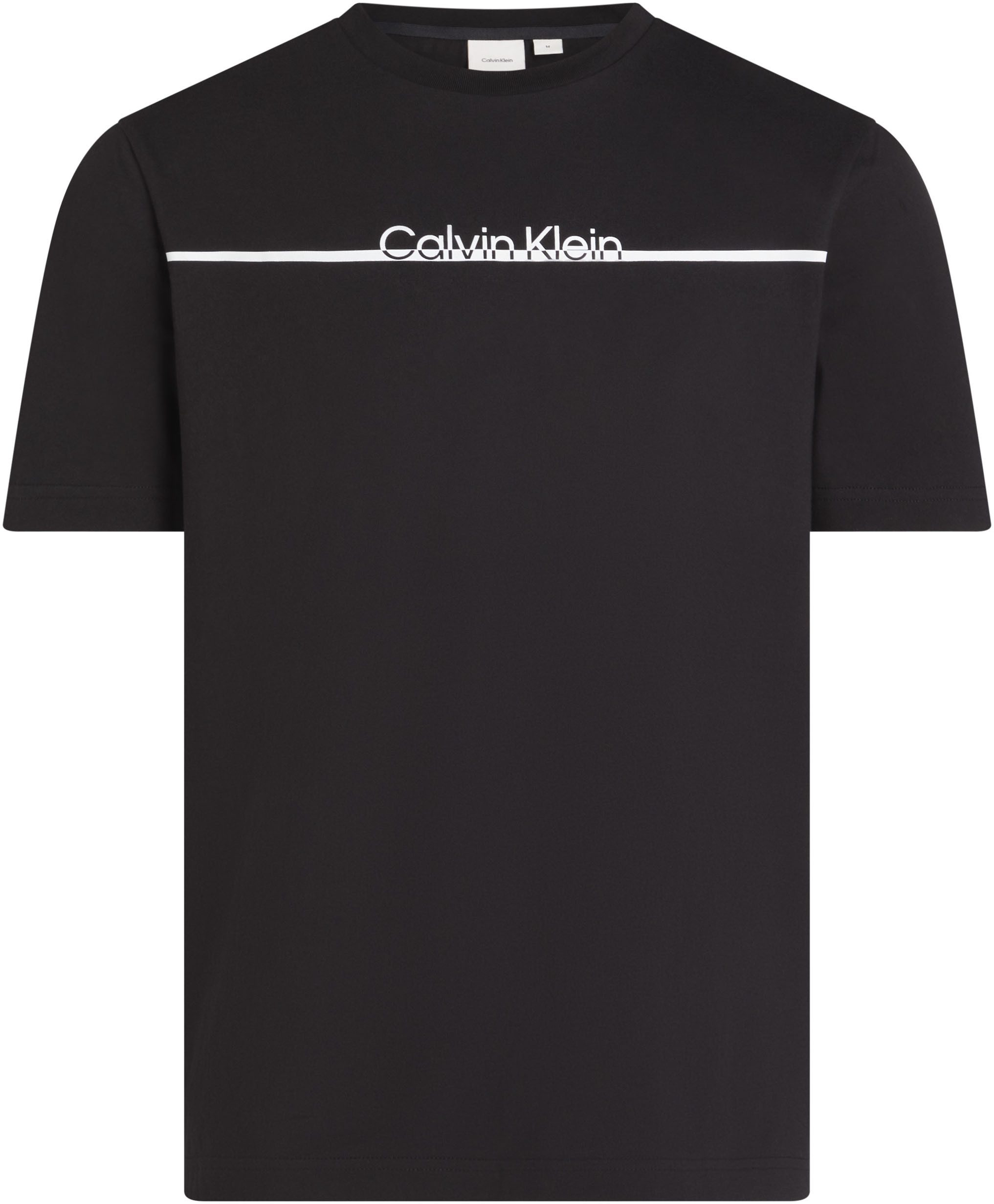 Calvin Klein Shirt met ronde hals SPLIT LINE LOGO T-SHIRT