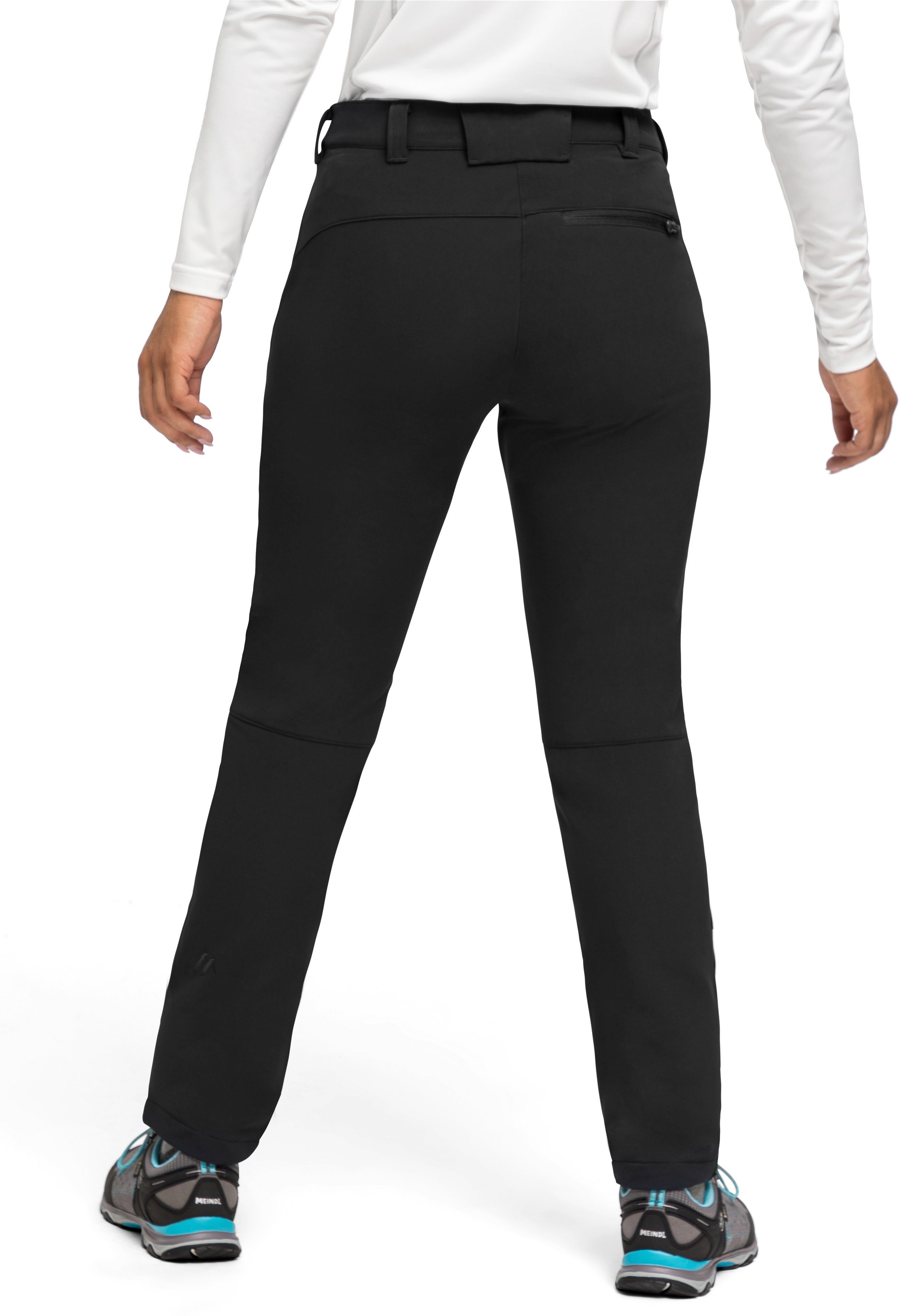Maier Sports Functionele broek Helga slim warme dames outdoorbroek, robuuste wandelbroek, slim fit