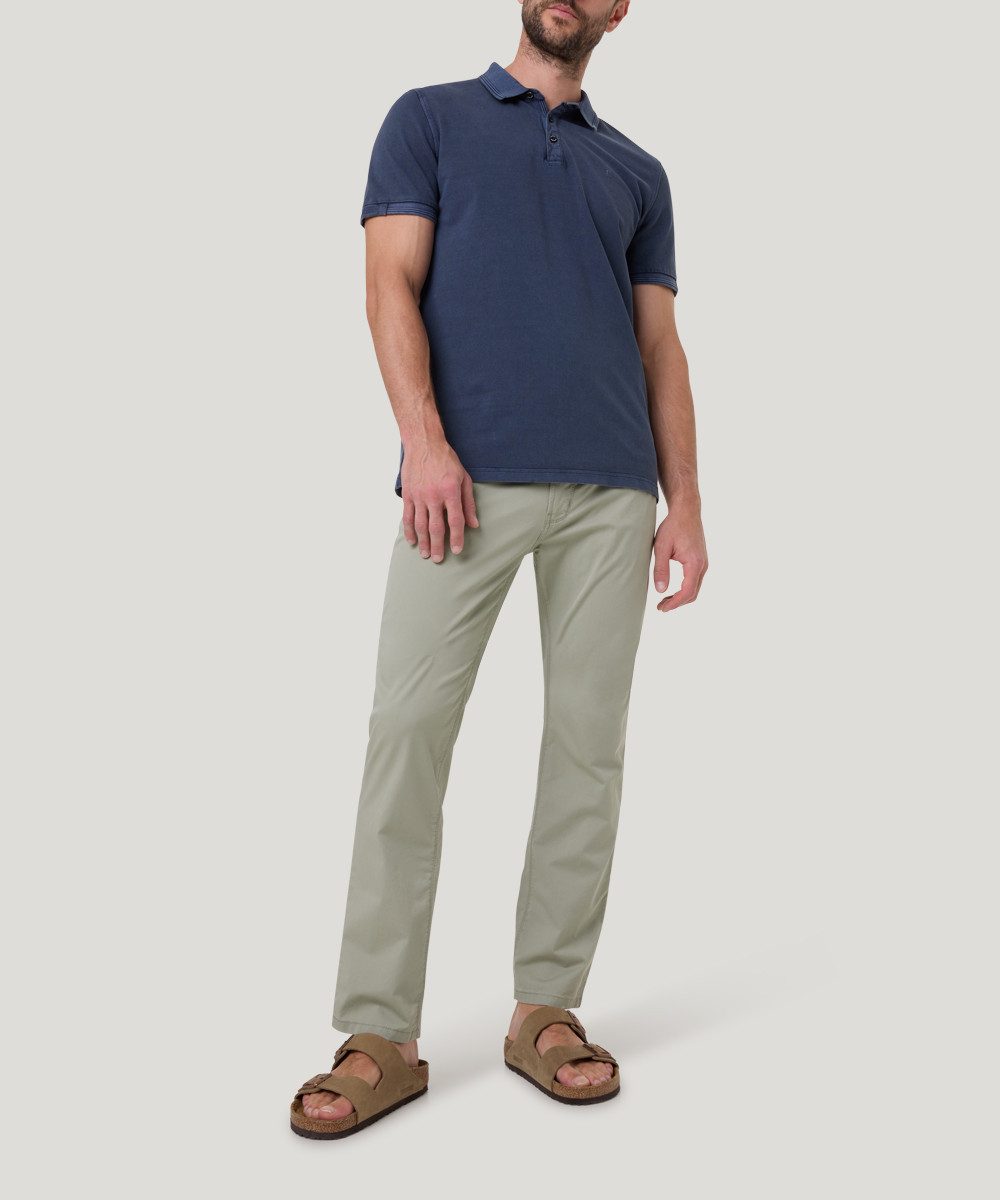Pioneer Authentic Jeans Poloshirt met geborduurd logo