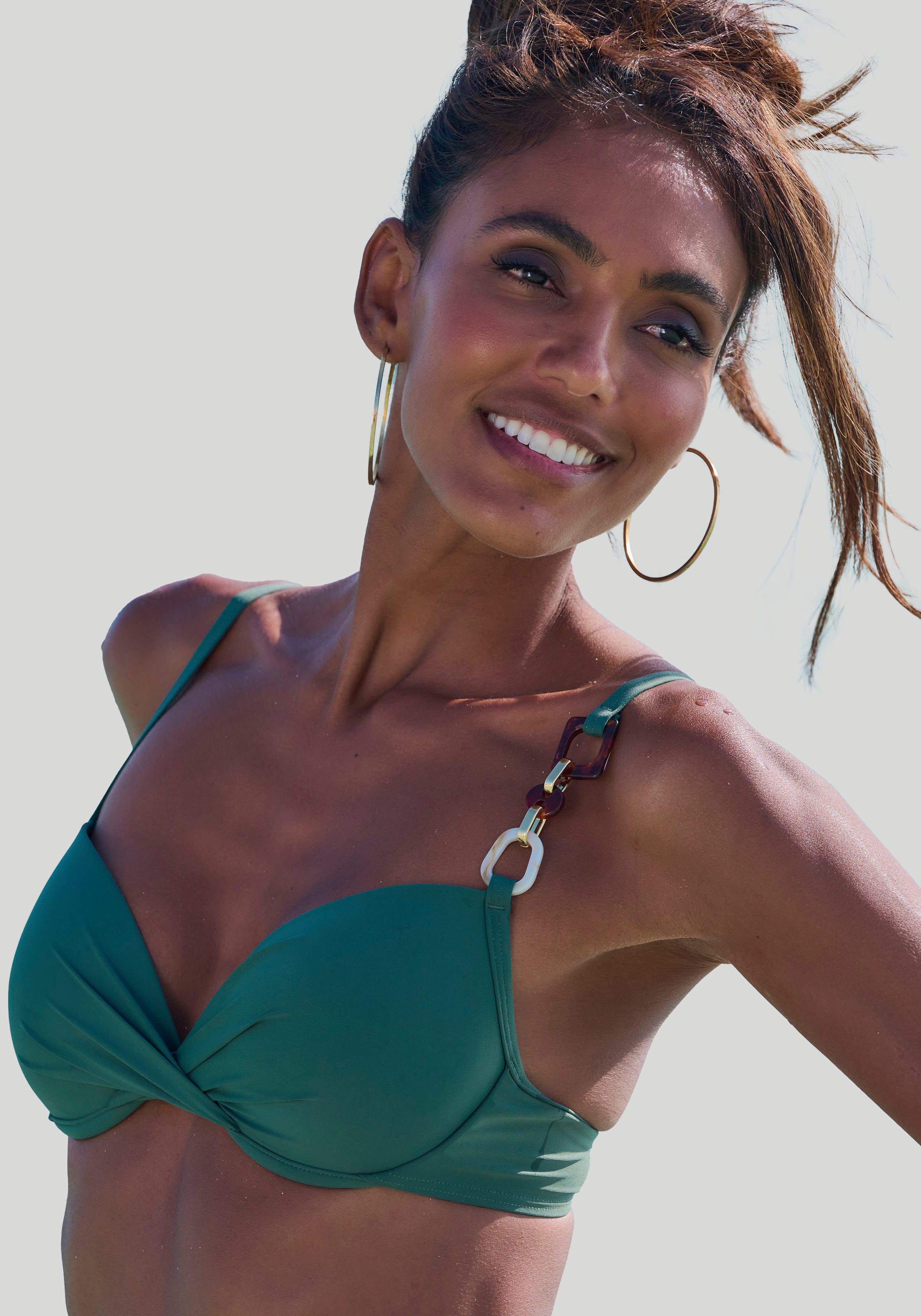 Lascana Bikinitop met beugels Yves met vulling