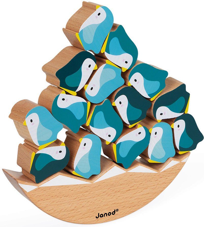 Janod Spel Houten speelgoed, WWF® schommel-pinguïns