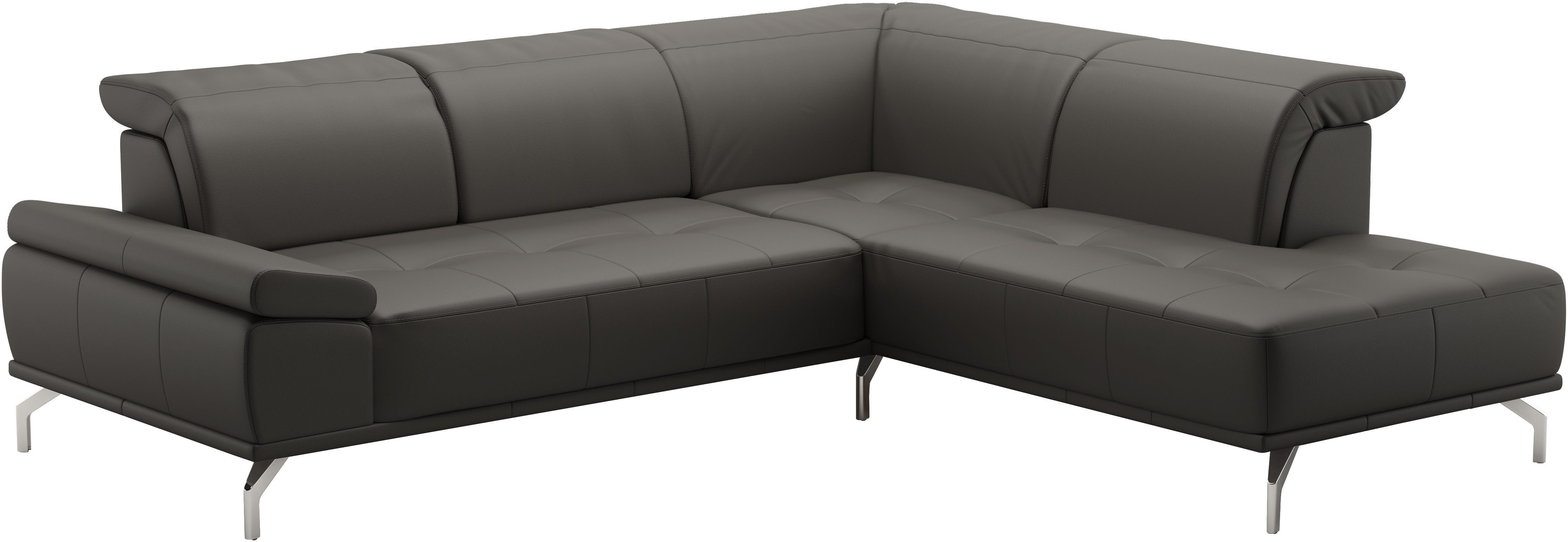 Places of Style Hoekbank Caluna Incl. zitdiepteverstelling, optioneel met hoofd- en armleuningverstelling