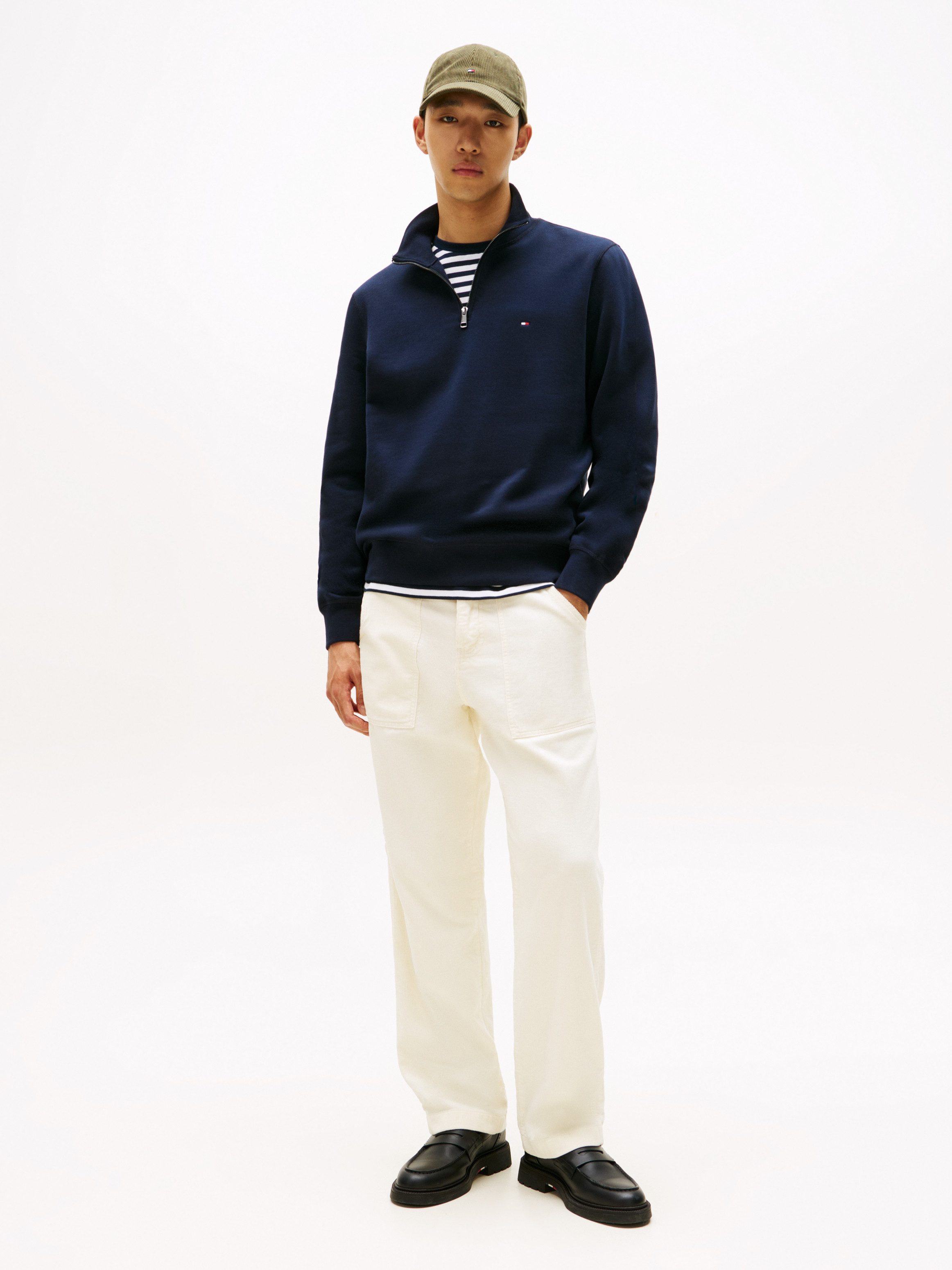 Tommy Hilfiger Sweatshirt ESSENTIAL FLEECE 1/4 ZIP