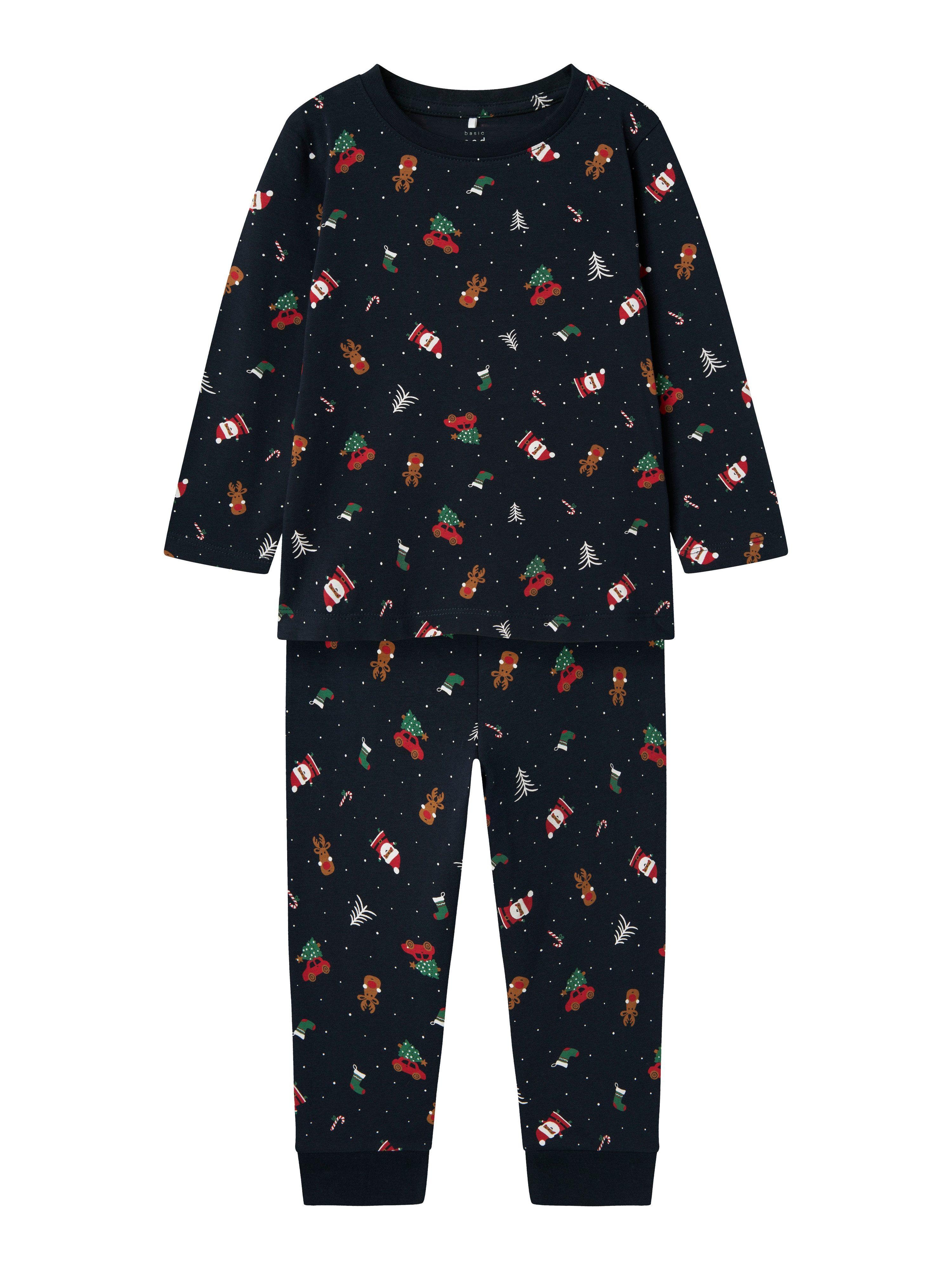 Name It Pyjama NMNVISMAS LS NIGHTSET (set 2-delig)