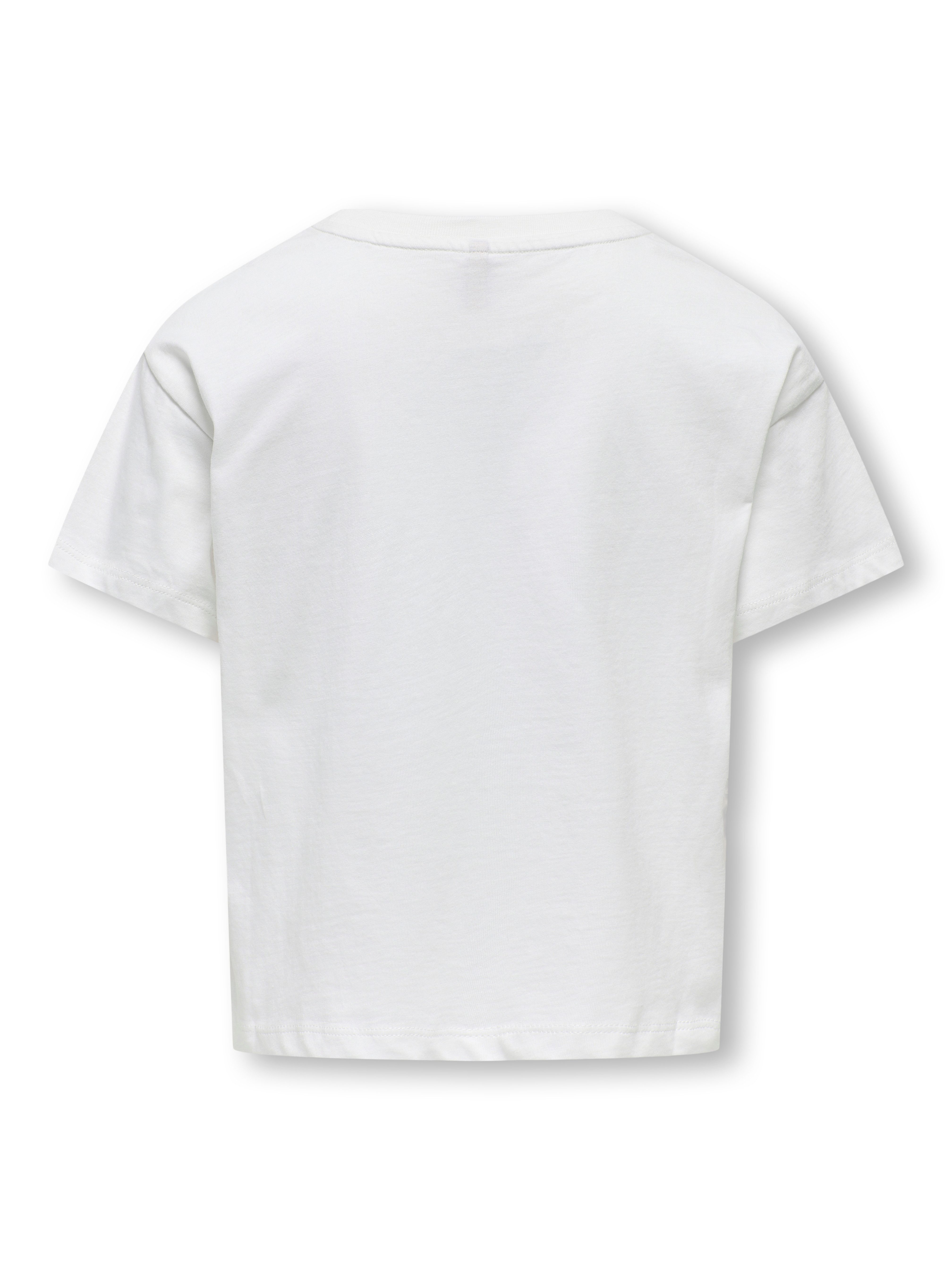 KIDS ONLY Shirt met korte mouwen KOGMAIKEN LIFE CROPHEART SS TOP JRS NOOS