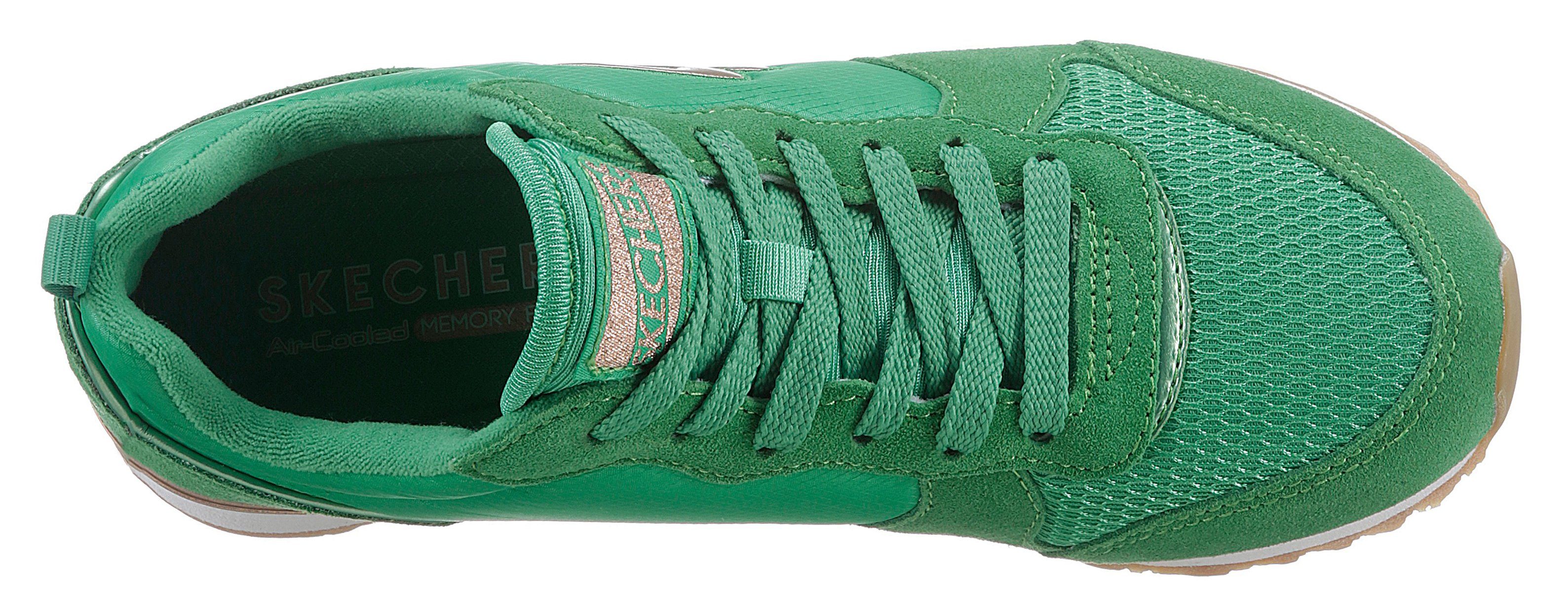 Skechers Sneakers OG 85 - GOLDN GURL Veterschoen, originele retro-jogginschoen met Air-Cooled Memory Foam®