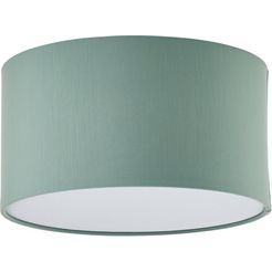 places of style plafondlamp elijah plafondlamp met textielen kap oe 30 cm (1 stuk) groen