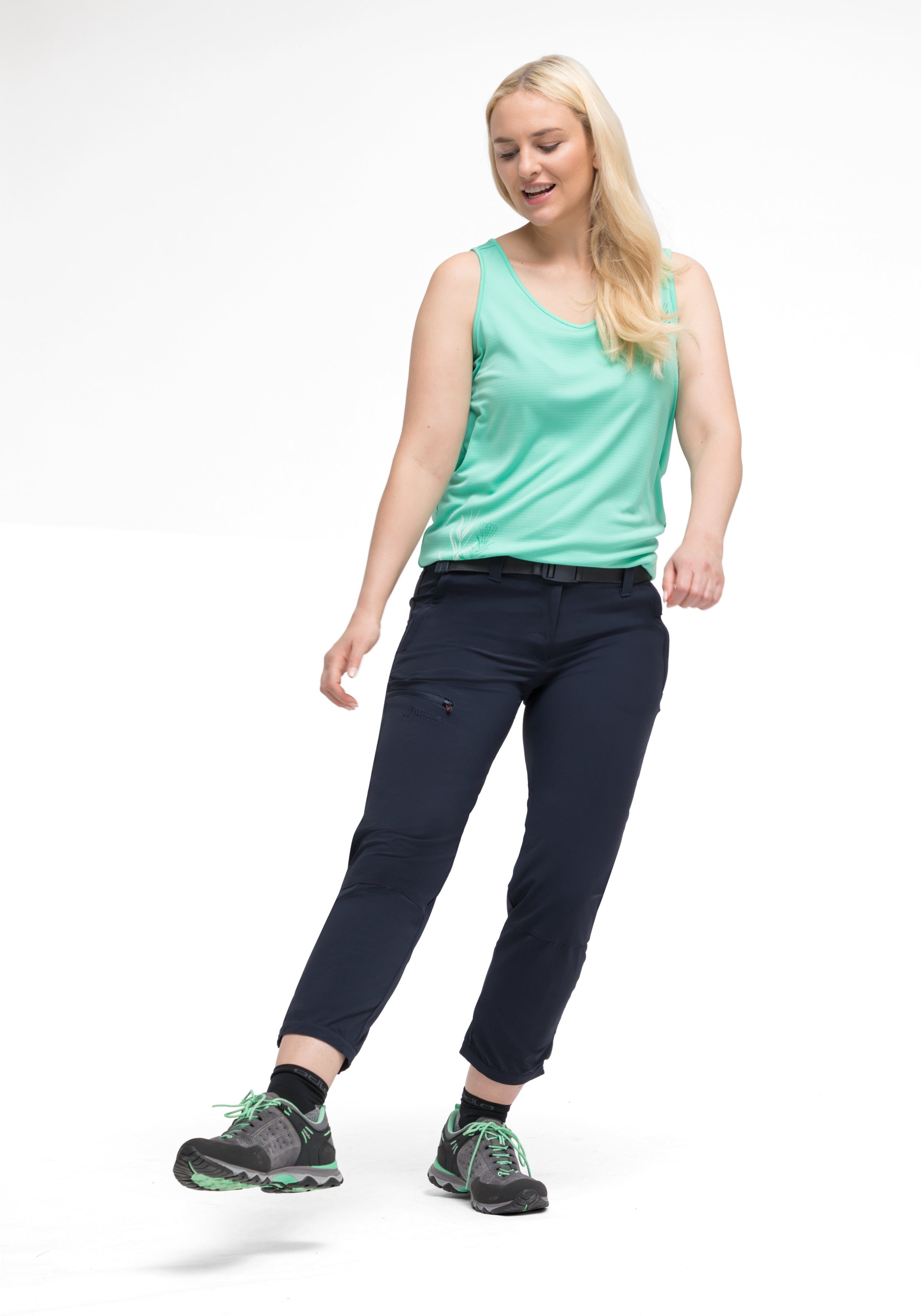 Maier Sports Functionele broek Lulaka 7/8 Dames wandelbroek, ventilerende en elastische outdoorbroek