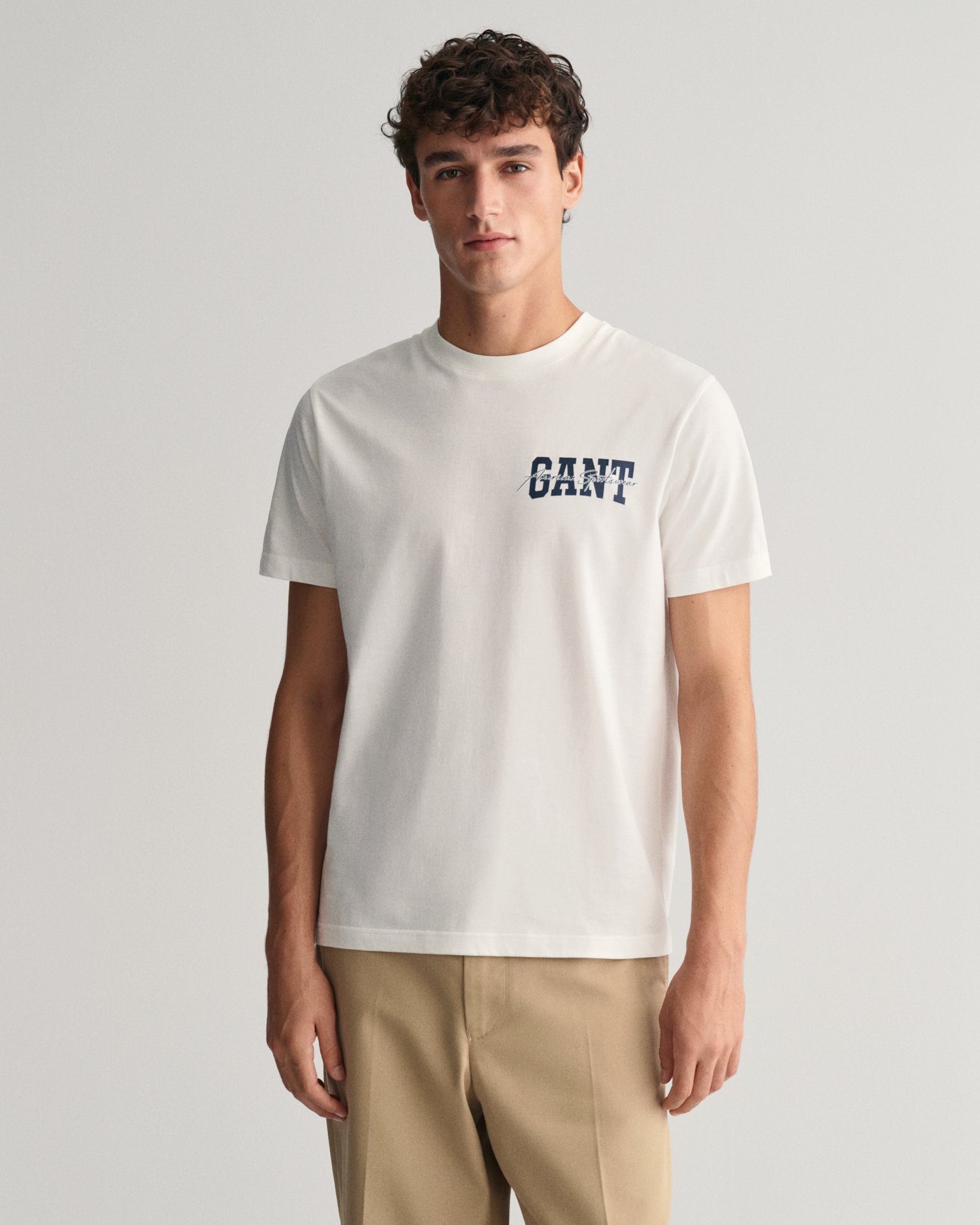 Gant T-shirt Korte Mouw ARCH SCRIPT SS T-SHIRT