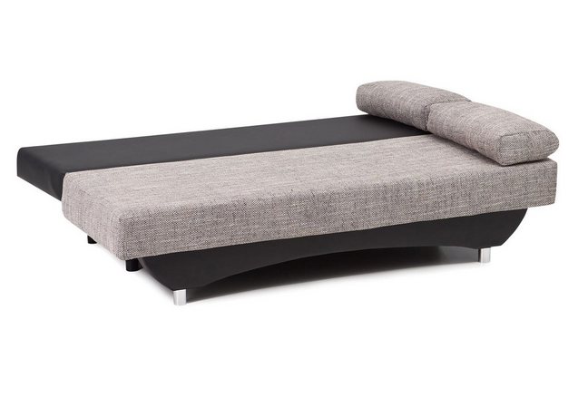 Bedbank met poten in chroom-look Bedbank met poten in chroom-look