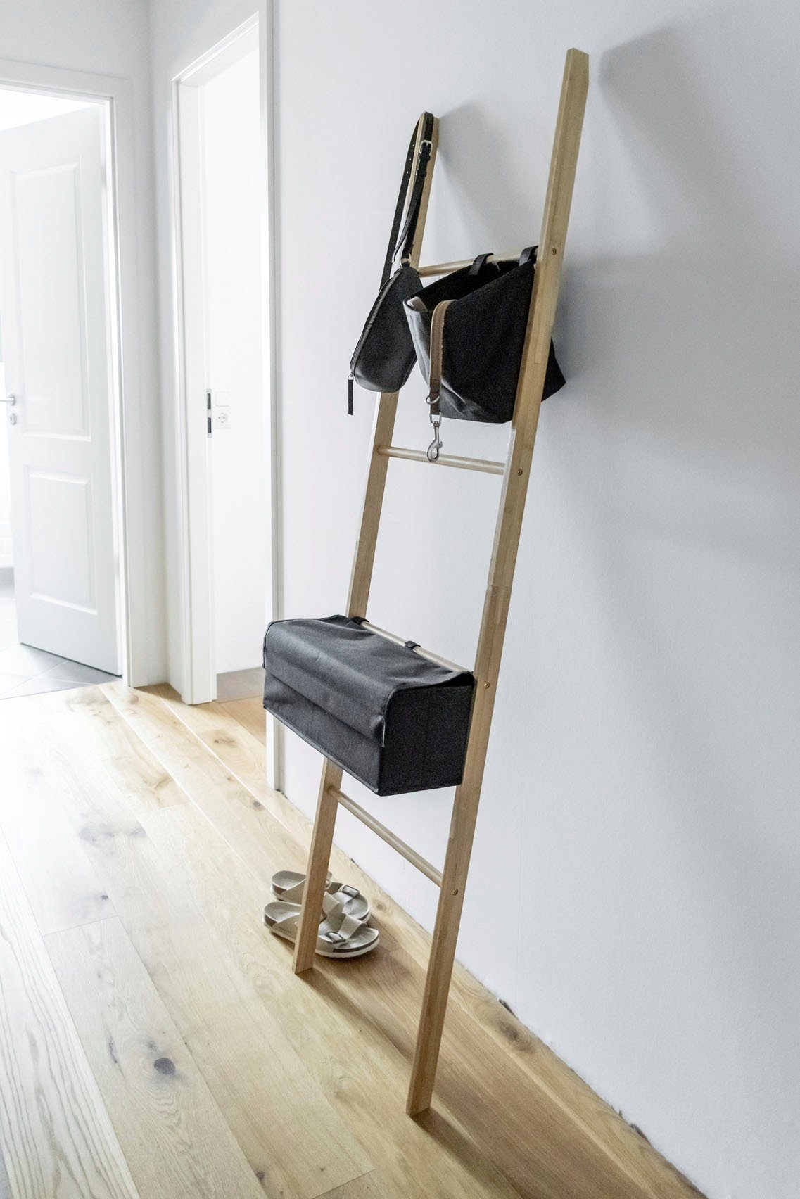 WENKO Handdoekenladder Ecori met 2 vakken