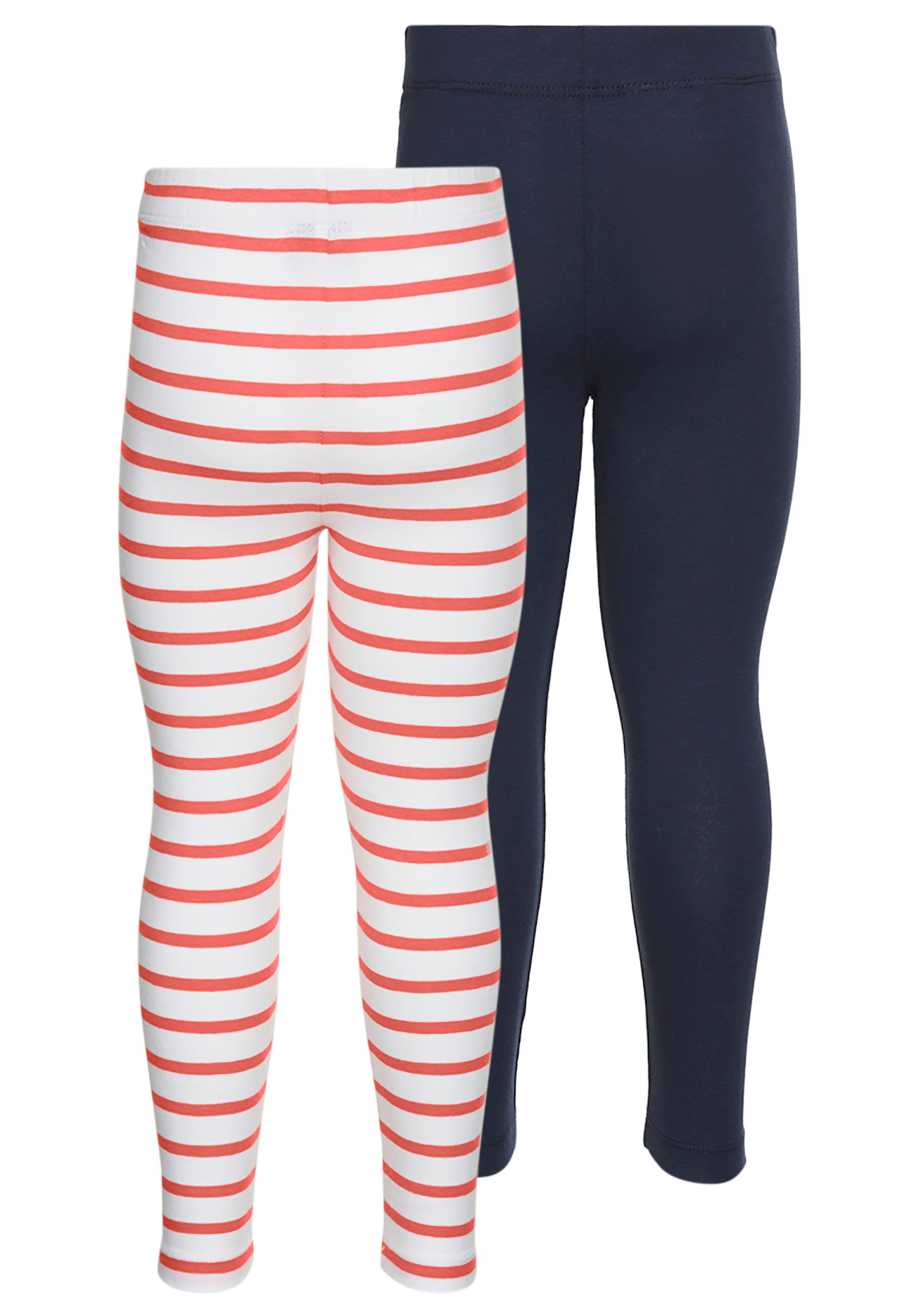 KIDSWORLD Legging 2-pack gestreepte leggings voor kleine meisjes (set, 2-delig, 2 delen)