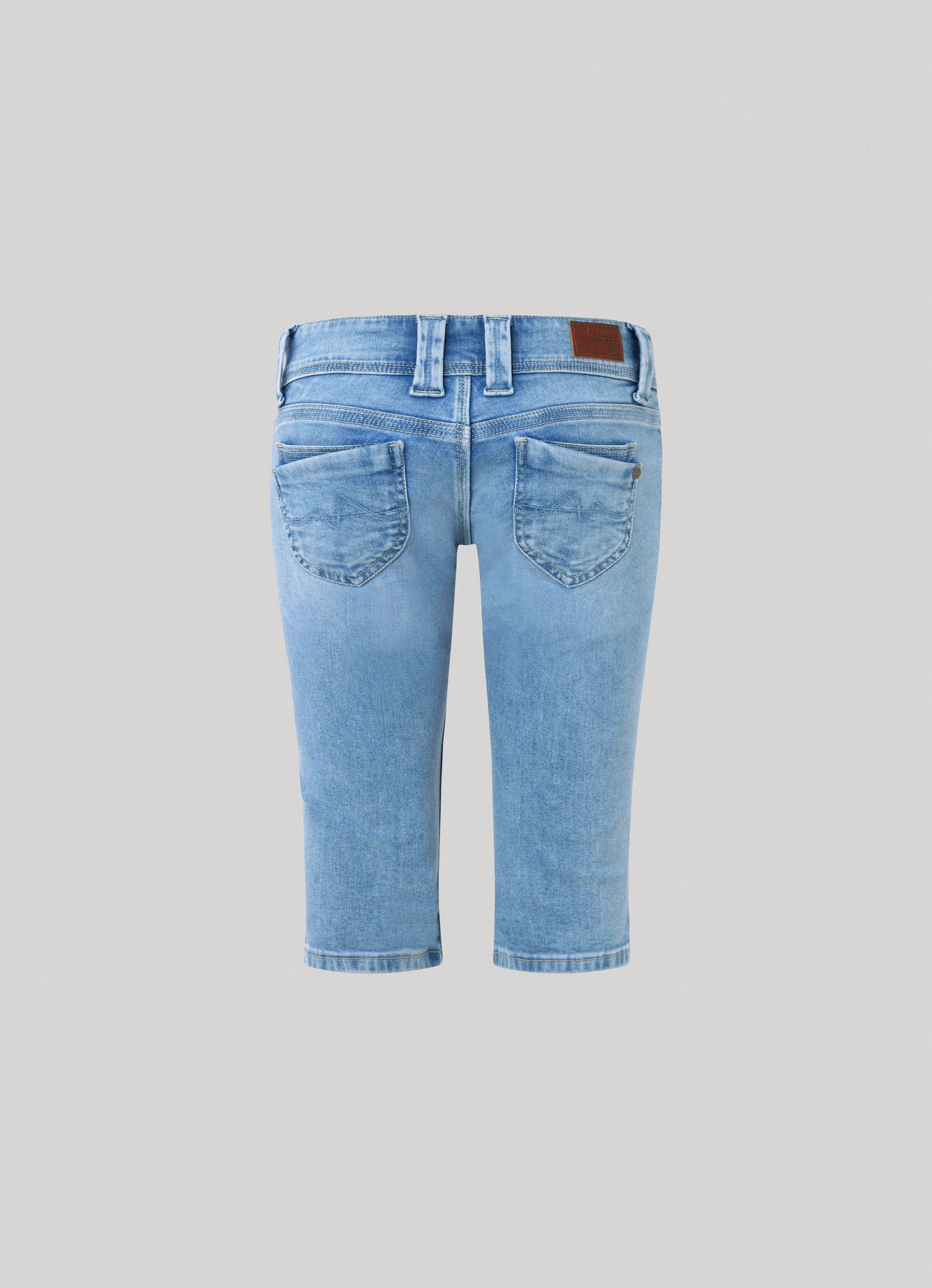 Pepe Jeans Slim fit jeans Shorts SLIM CROP LW