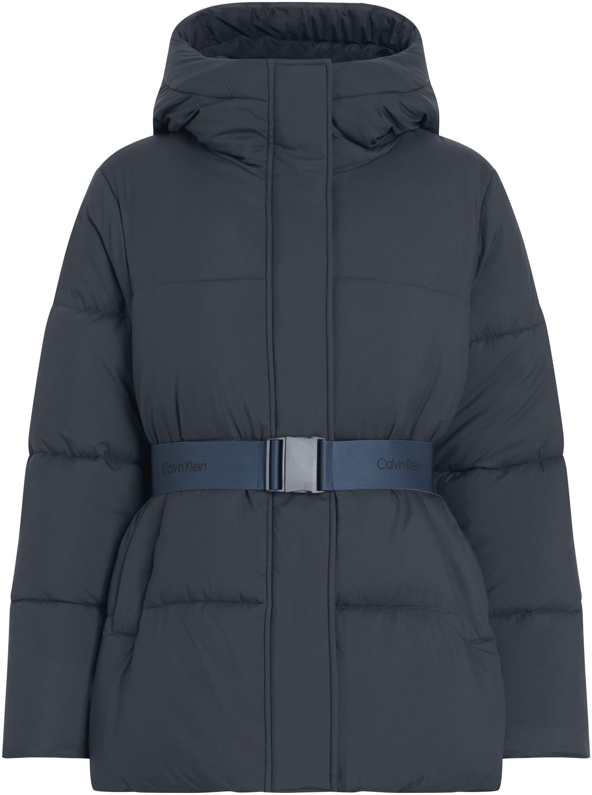 Calvin Klein Gewatteerde jas LOGO BELT SHORT PUFFER
