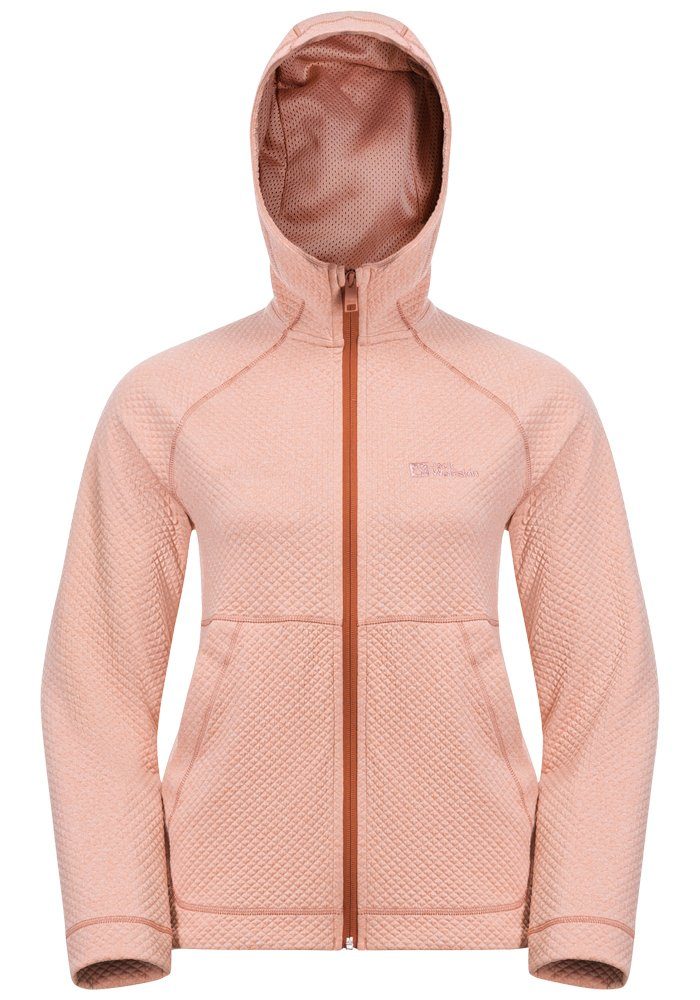 Jack Wolfskin Fleecejack met capuchon FERNWEH HOODED JKT W
