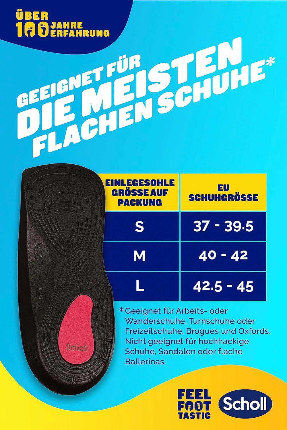 Scholl Inlegzolen In-Balance 3/4 bij pijn van knie tot hiel