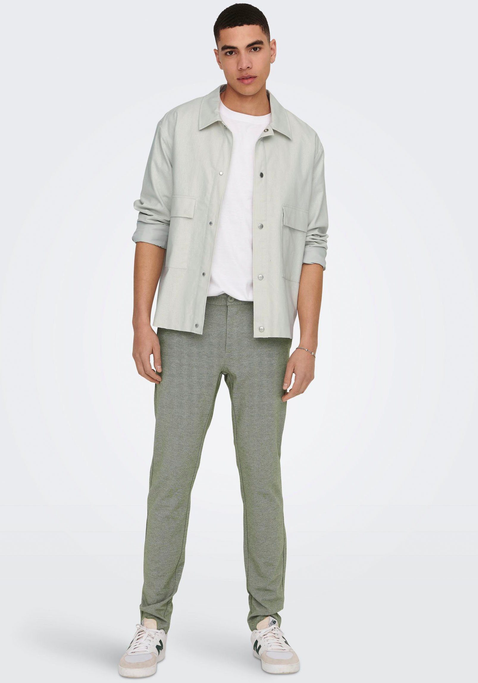 ONLY & SONS Chino met gesloten achterzakken