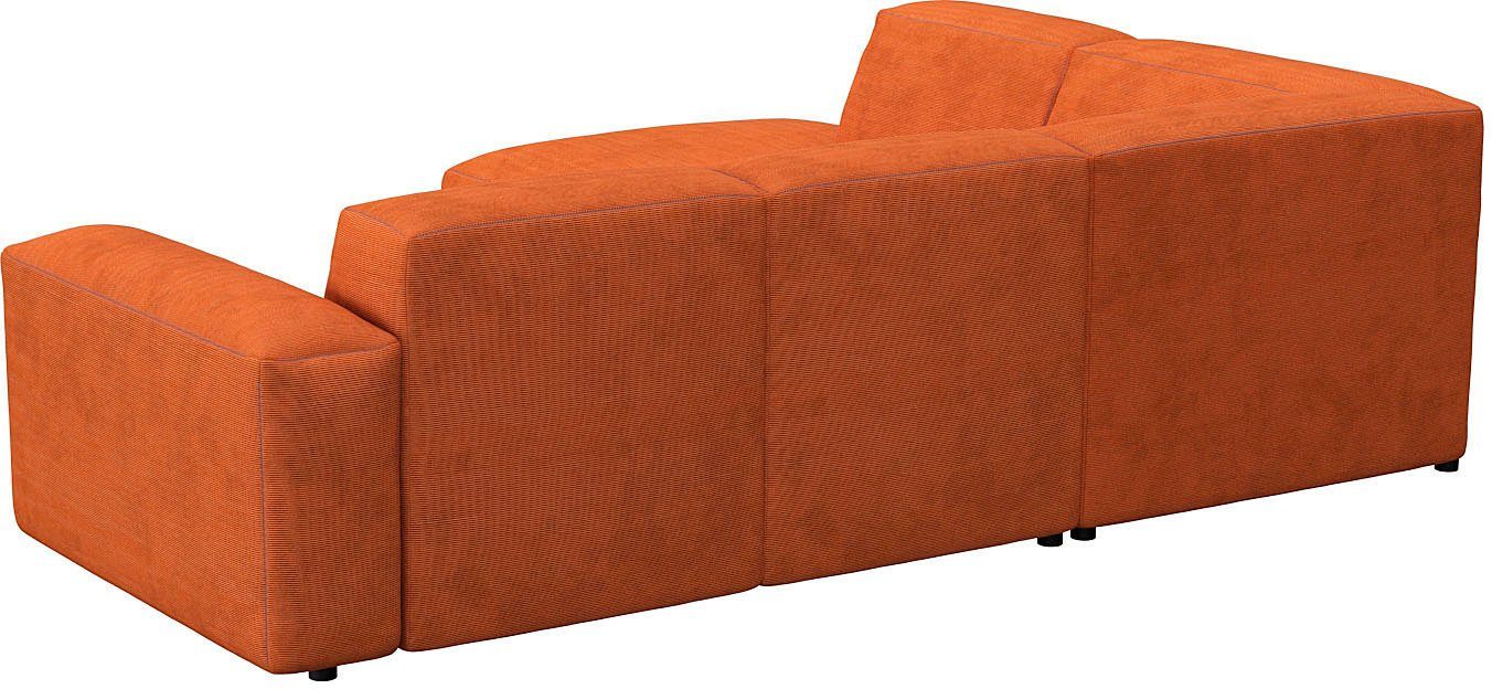 FLEXLUX Hoekbank Lucera, super comfortabel door hoogwaardige zitconstructie met koudschuim