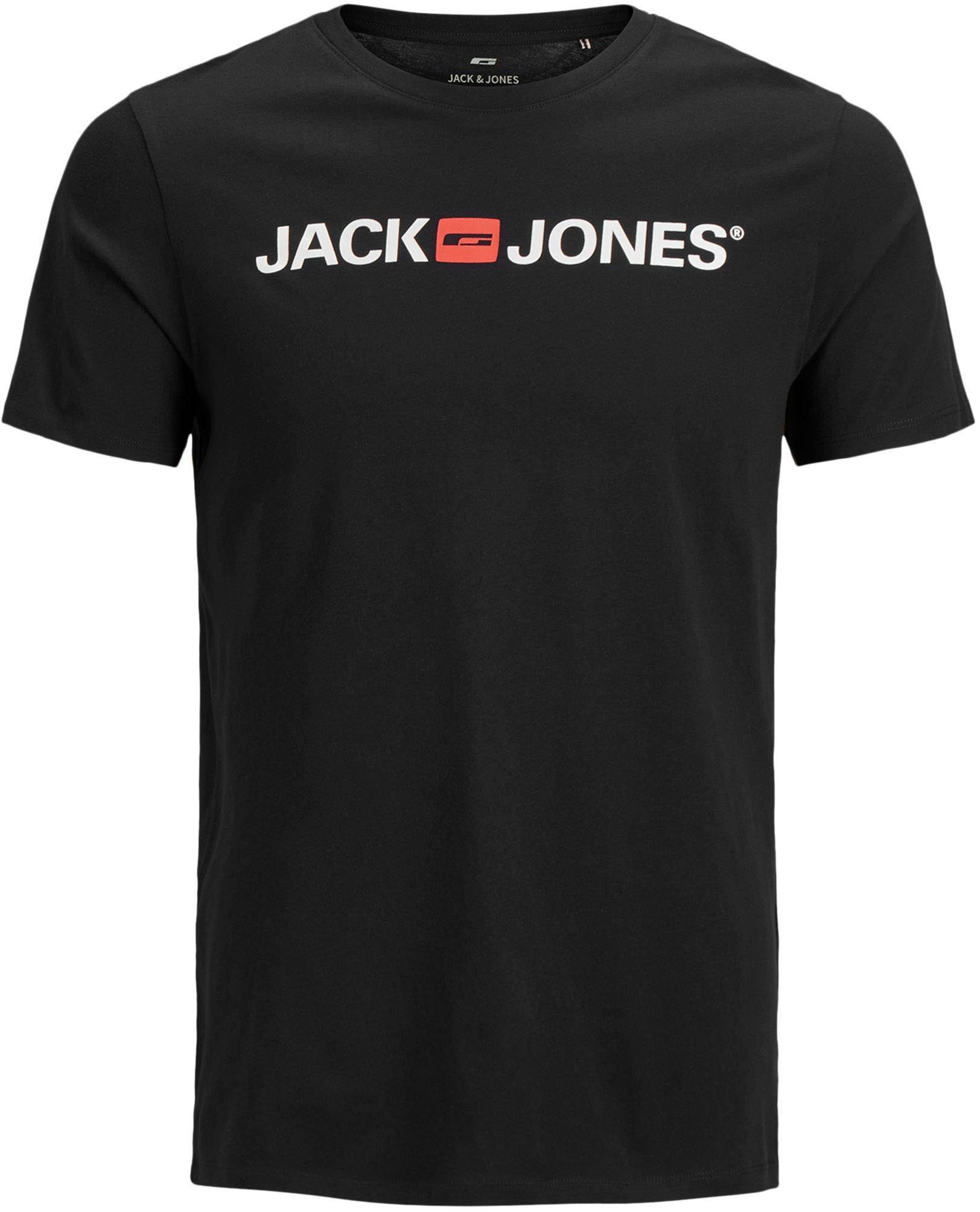 Jack & Jones Shirt met ronde hals JJECORP LOGO TEE SS CREW NECK 3PKMP NOOS (3-delig, Set van 3)