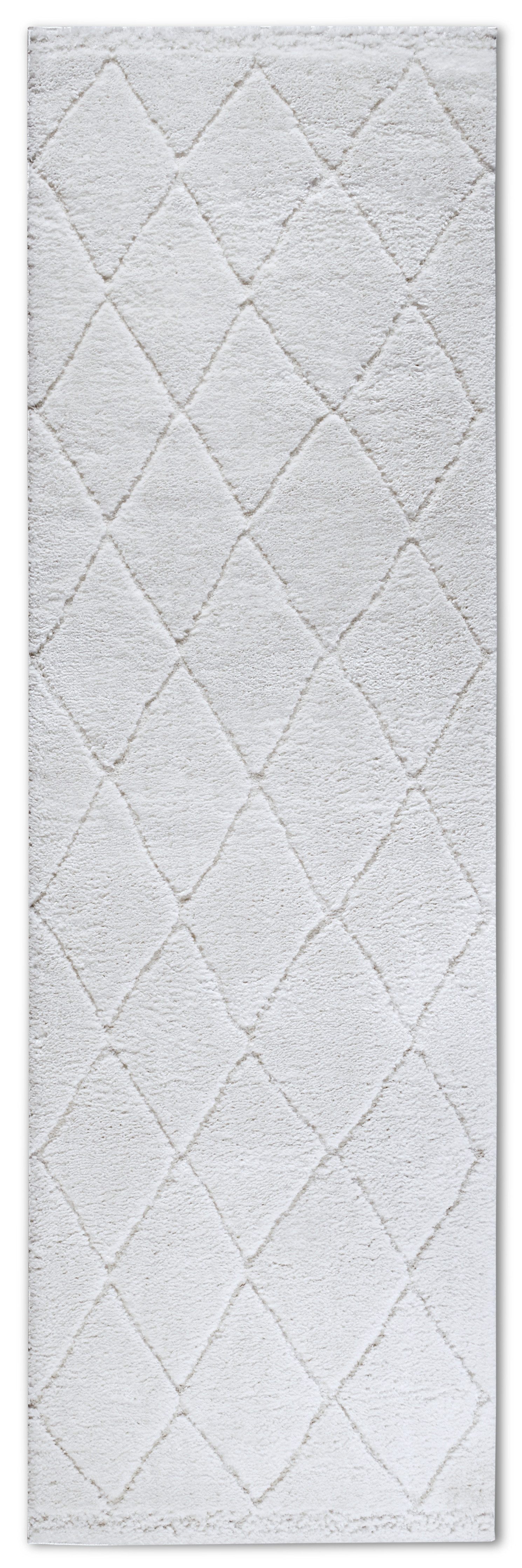 ELLE DECORATION Design-vloerkleed Perrotin Loper, shaggy, pluizig, zacht, hoogpolig, modern, hoog-laag effect