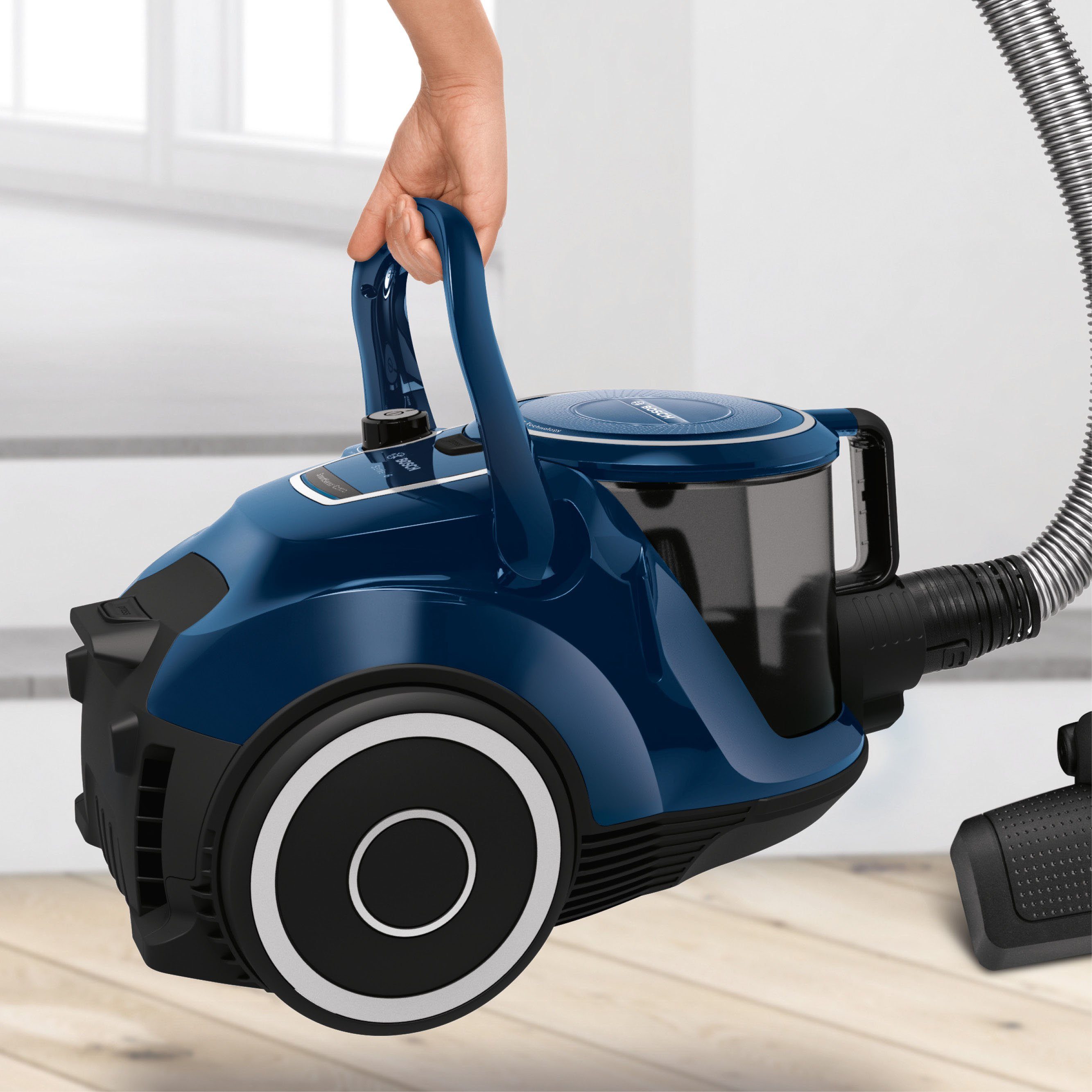 BOSCH Stofzuiger Serie 6 BGC41X36, ideaal voor allergieën, hygiënefilter, stil