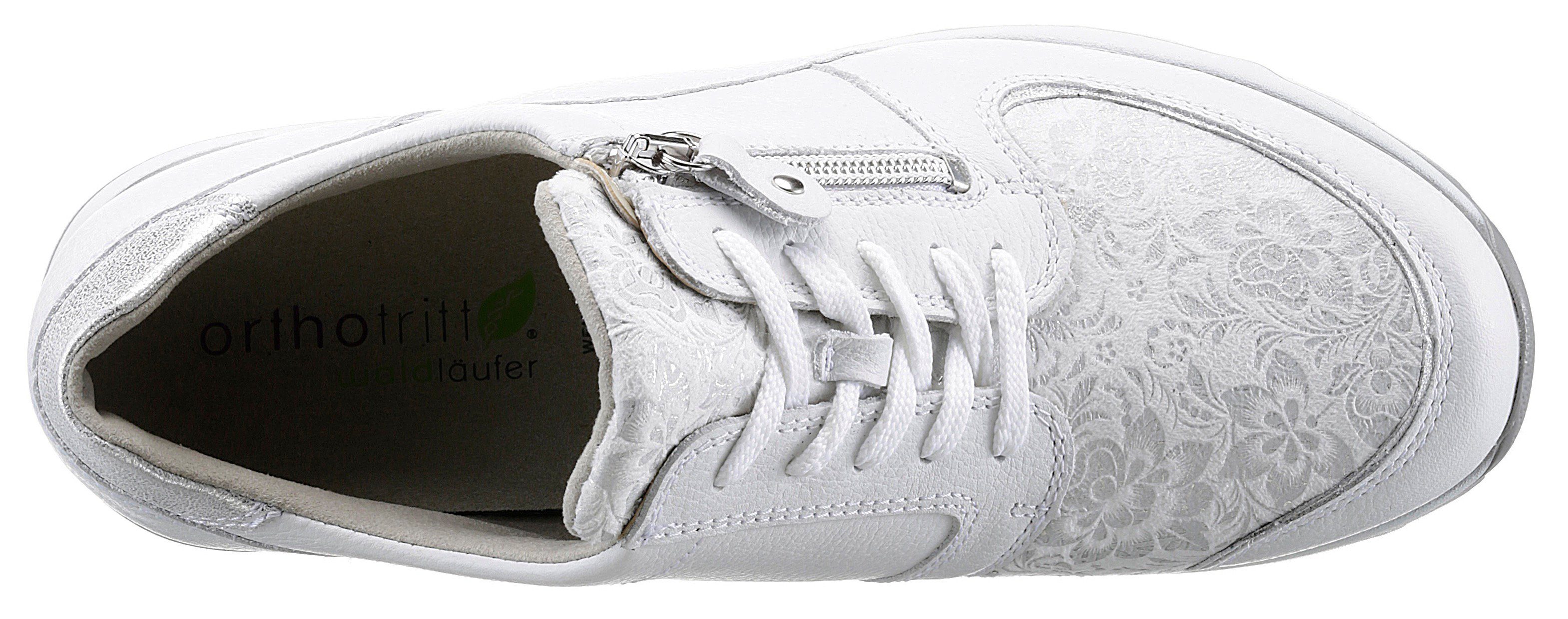 Waldläufer Sneakers met sleehak Hiroko-Soft Orthotritt uitrusting, H-breedte, vrijetijdsschoen, lage schoen, veterschoen