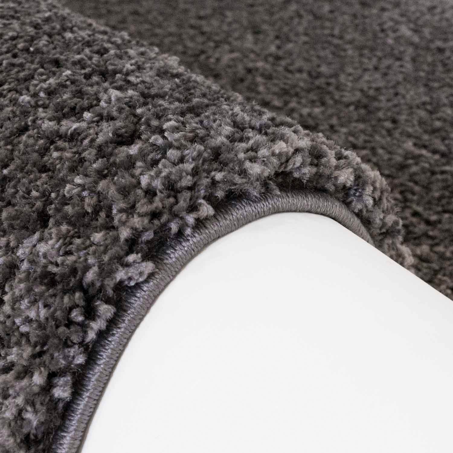 Carpet City Hoogpolig vloerkleed Shaggy Uni 500
