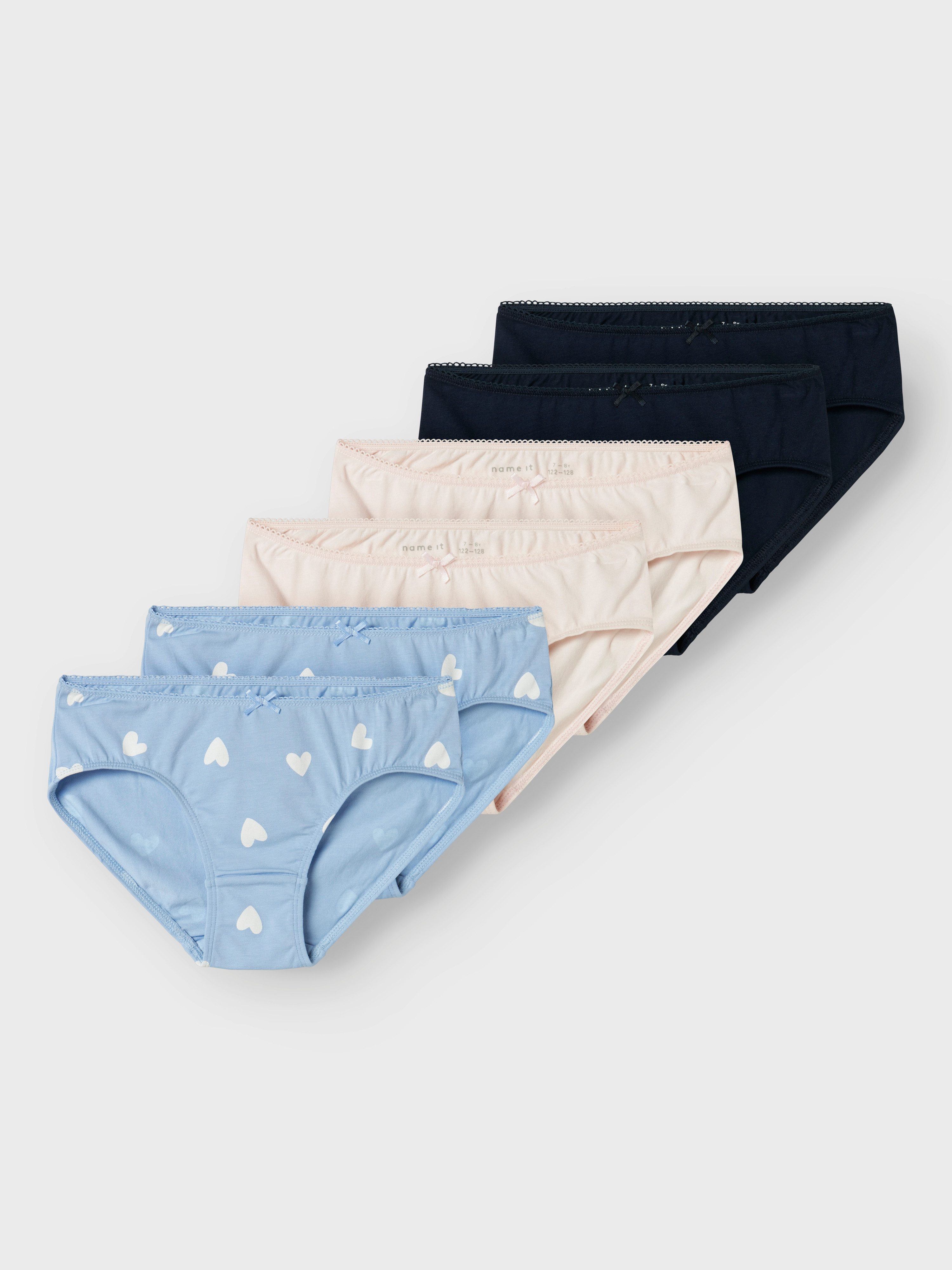Name It Hipster NKFBRIEFS 6P HEARTS NOOS (set, 6 stuks)