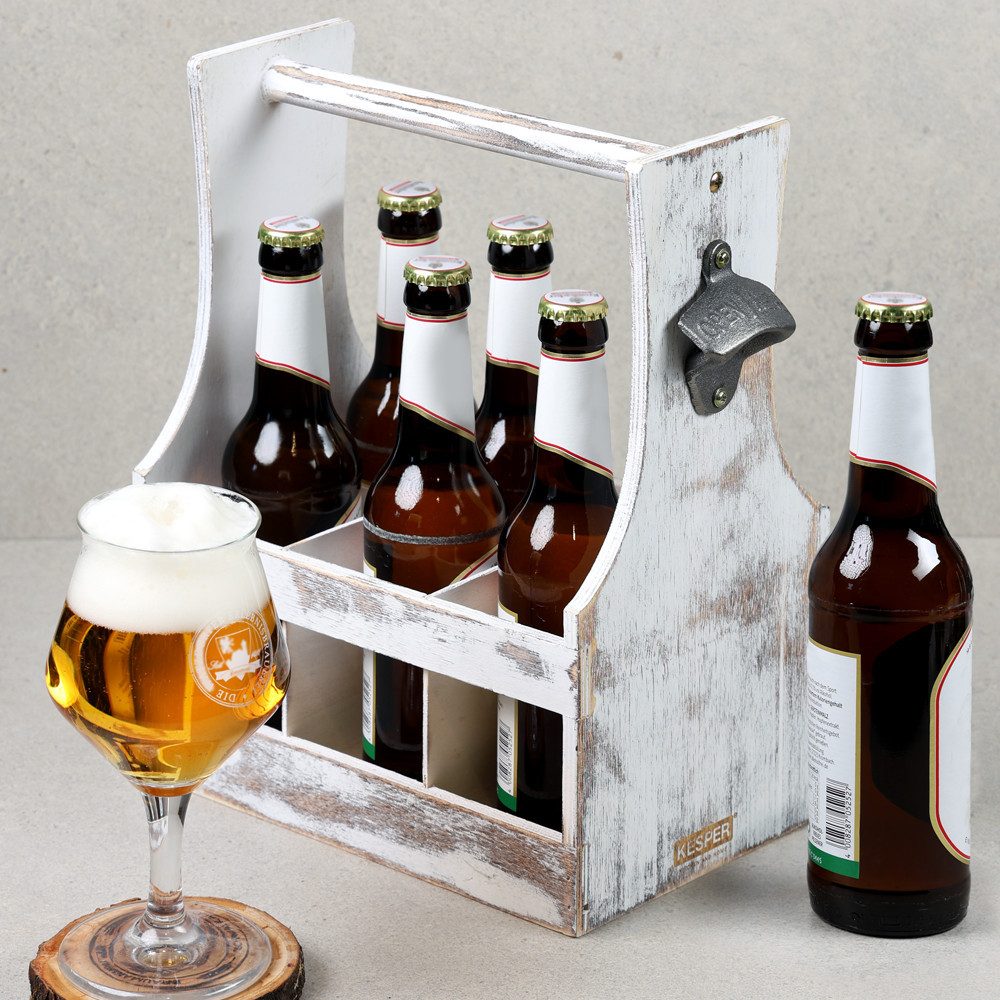 KESPER for kitchen & home Flessenrek Antik, aus Sperrholz, FSC (1 stuk)