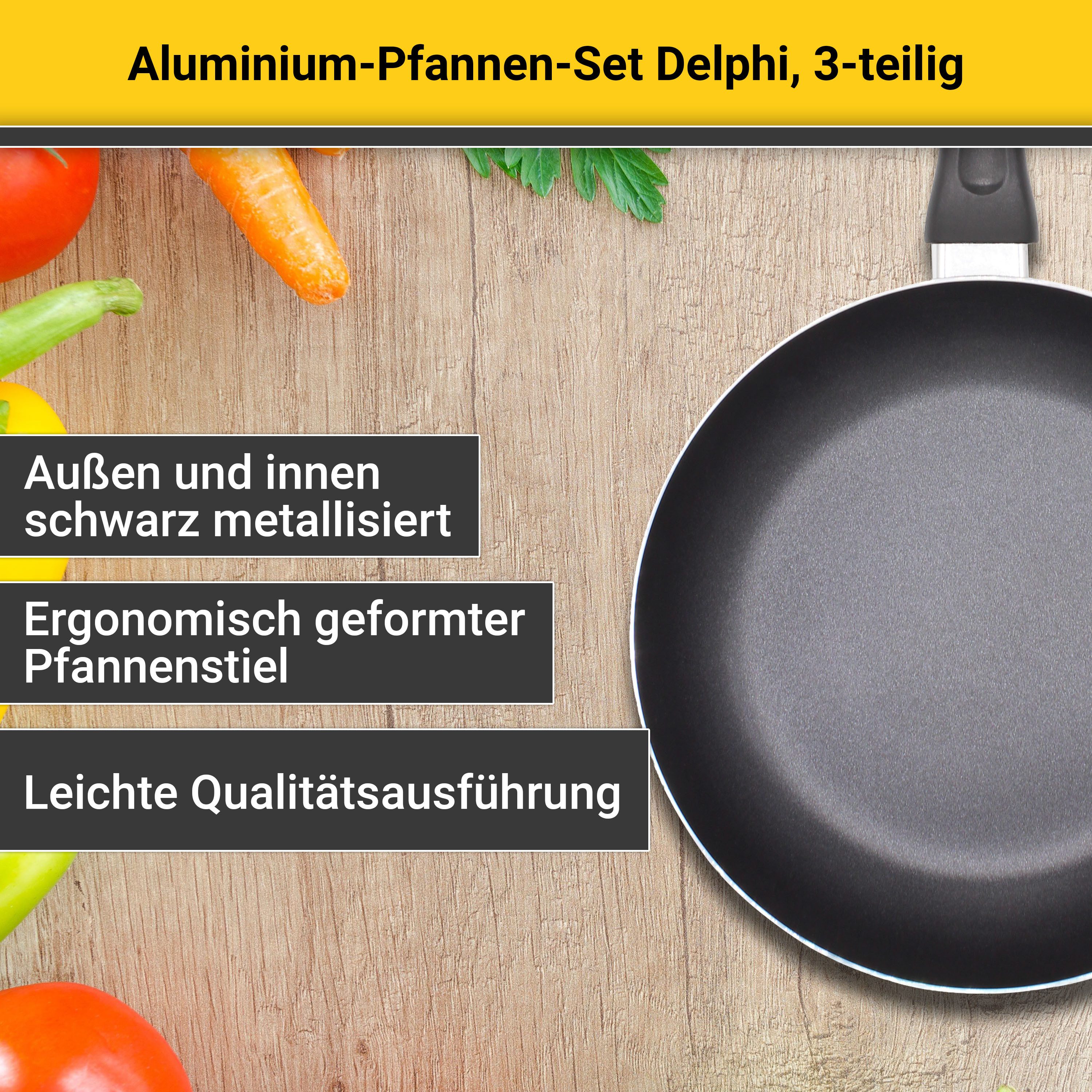 Krüger Pannenset Delphi Inductie (set, 3-delig)