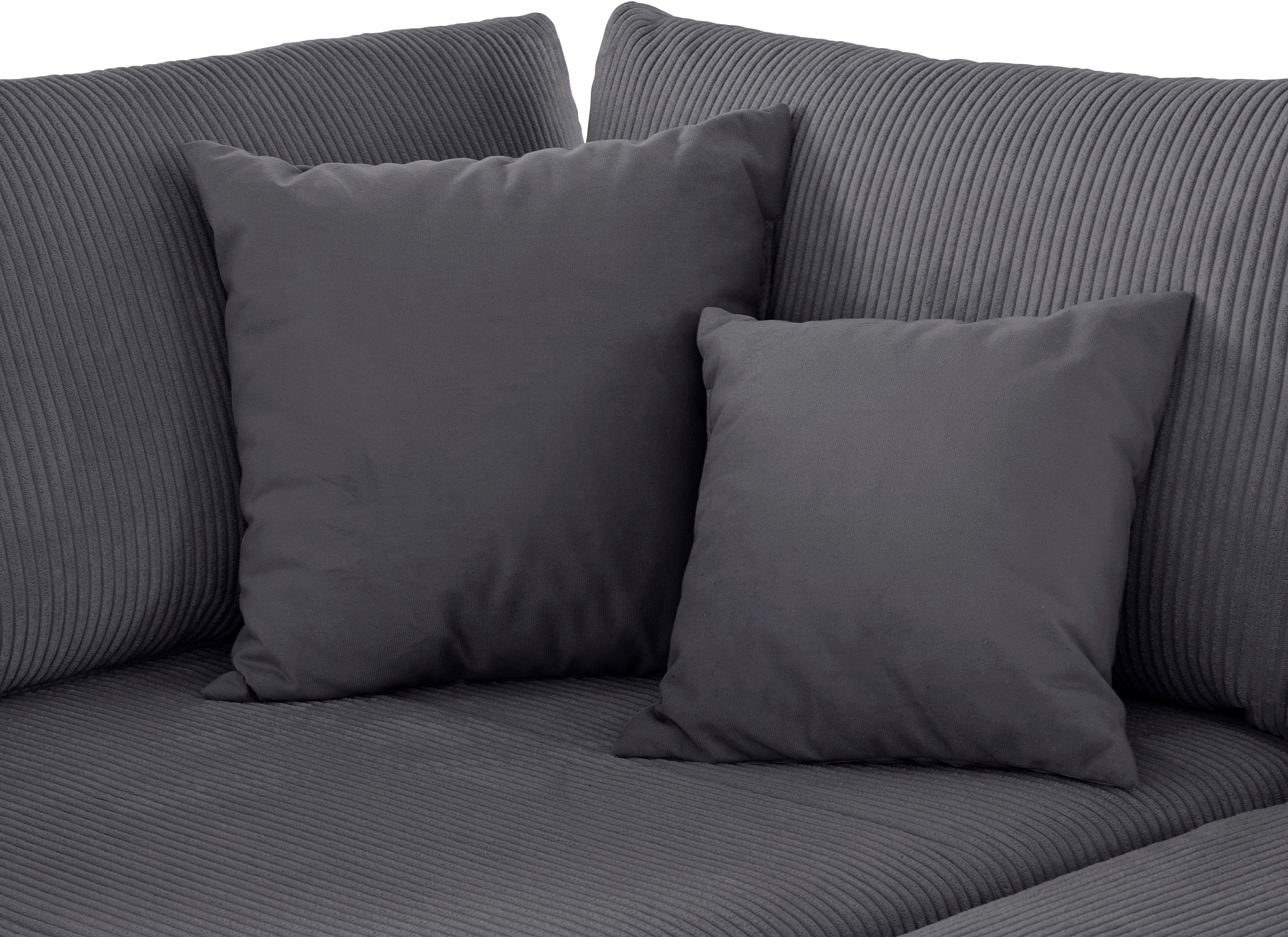INOSIGN Hoekbank Boxspringbed Night & Day L-vorm met permanente slaapfunctie met armleuning