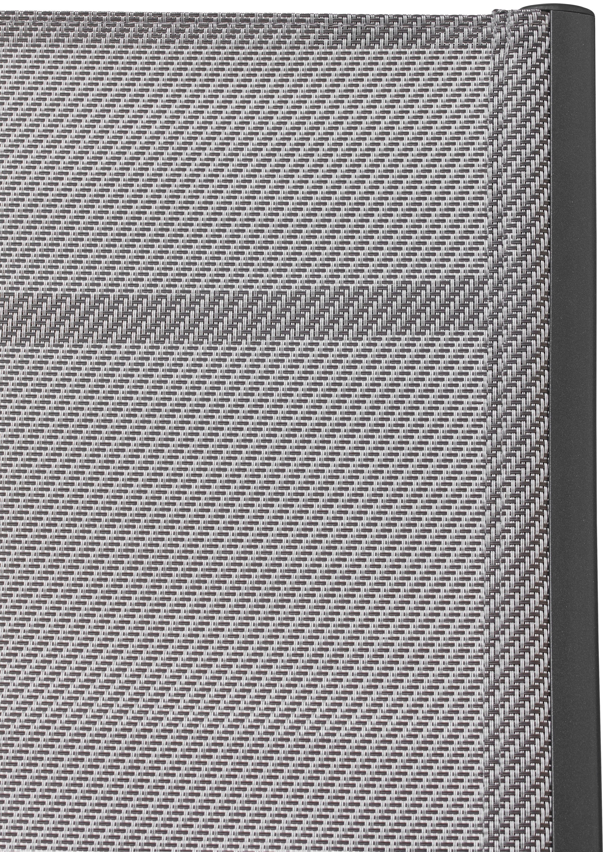 MERXX Tuinstoel Amalfi, TOPSELLER! set van 2, aluminium/gecoate textiel, verstelbaar (set, 2 stuks)