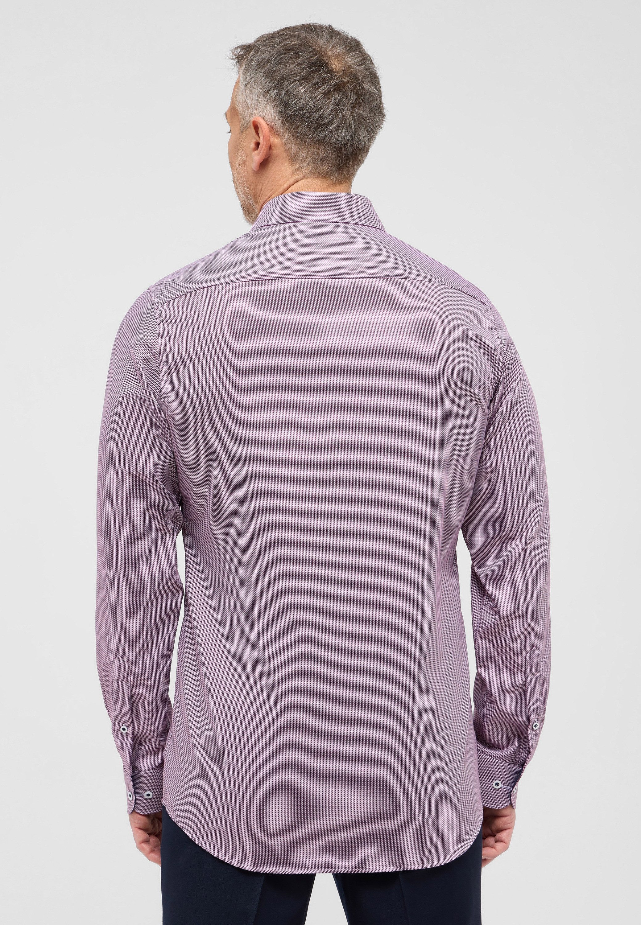 Eterna Overhemd met lange mouwen Slim fit NON IRON (strijkvrij)