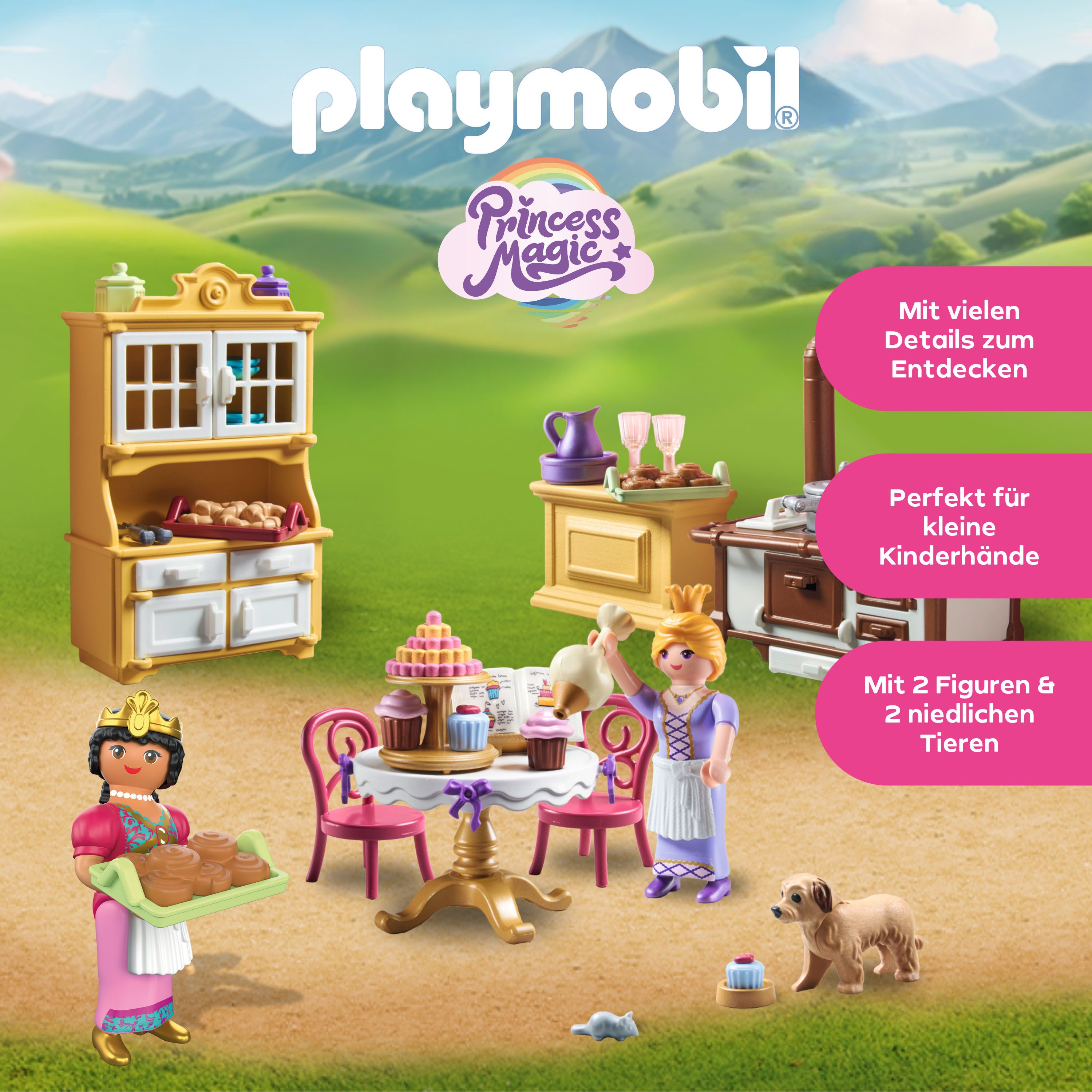 Playmobil® Constructie-speelset Königliche Küche (71848), Playmobil Princess Magic (94-delig)