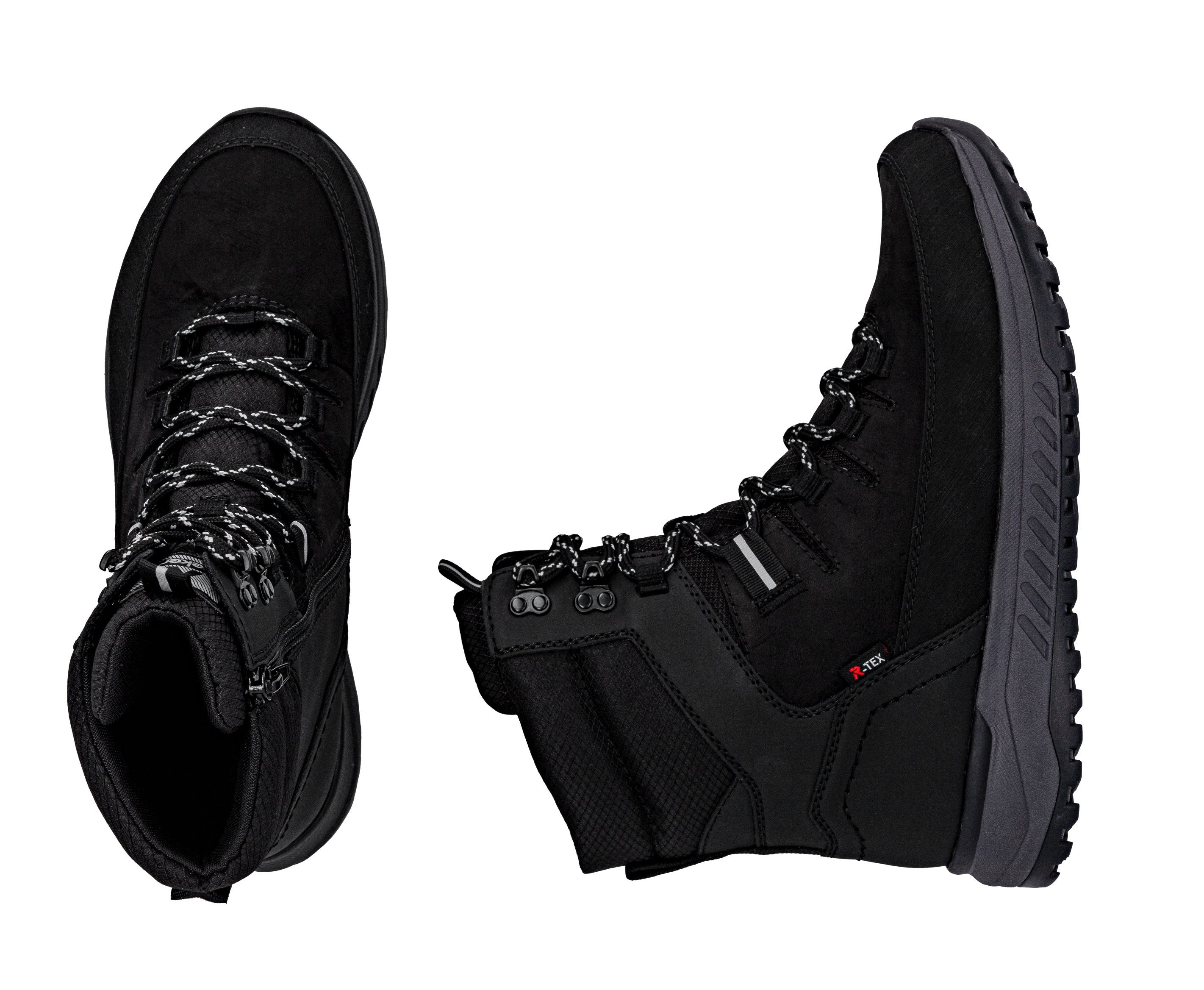 RIEKER Sport Winterlaarzen sneeuwlaarzen, outdoor enkellaars in comfortabele vorm, tex-membraan