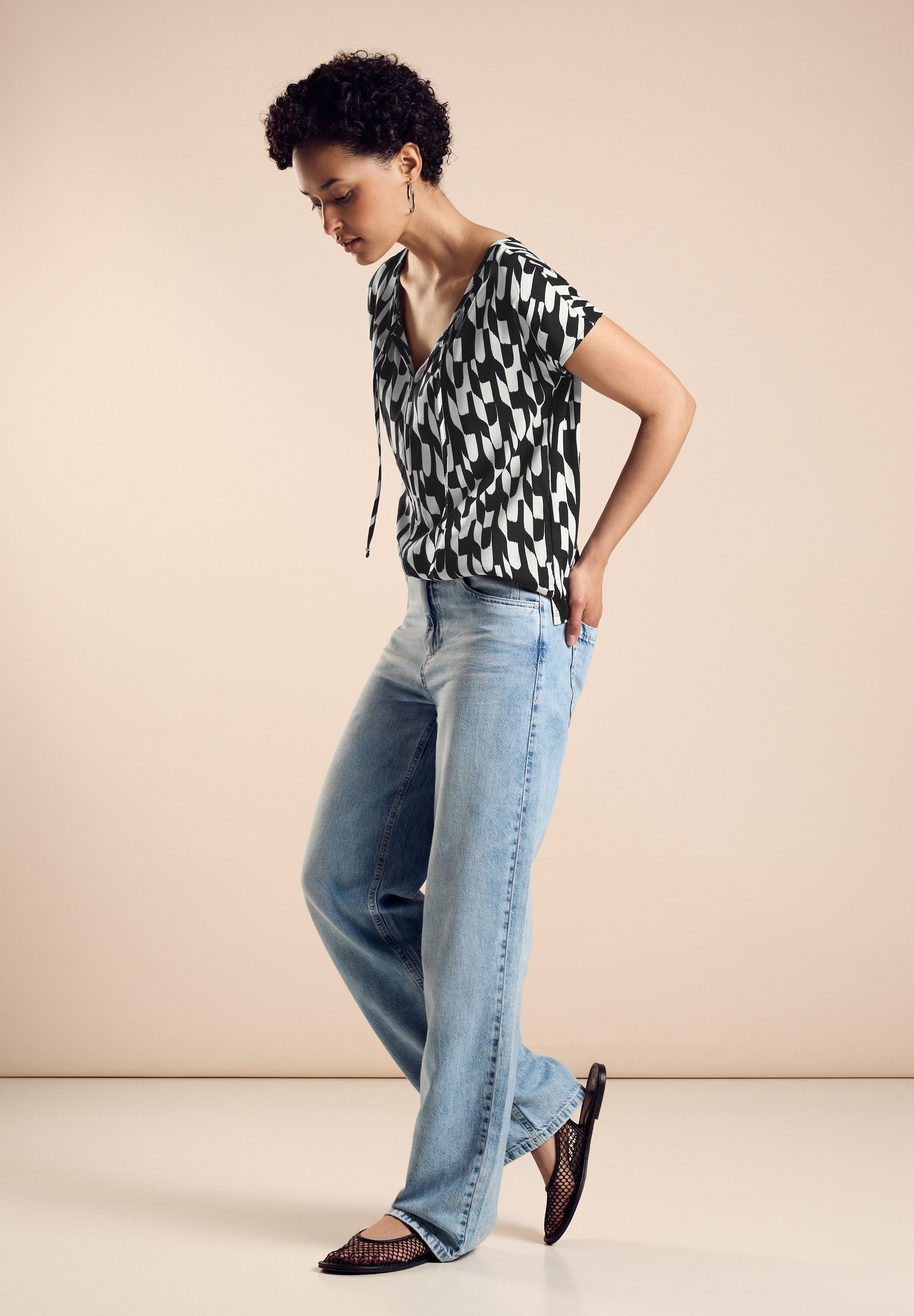 STREET ONE Shirttop met all-over print